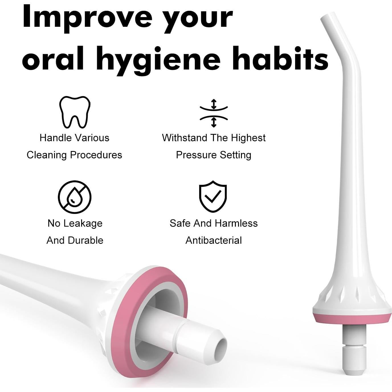 Boquillas de Reemplazo para Irrigador Dental Cordro - 3 Piezas