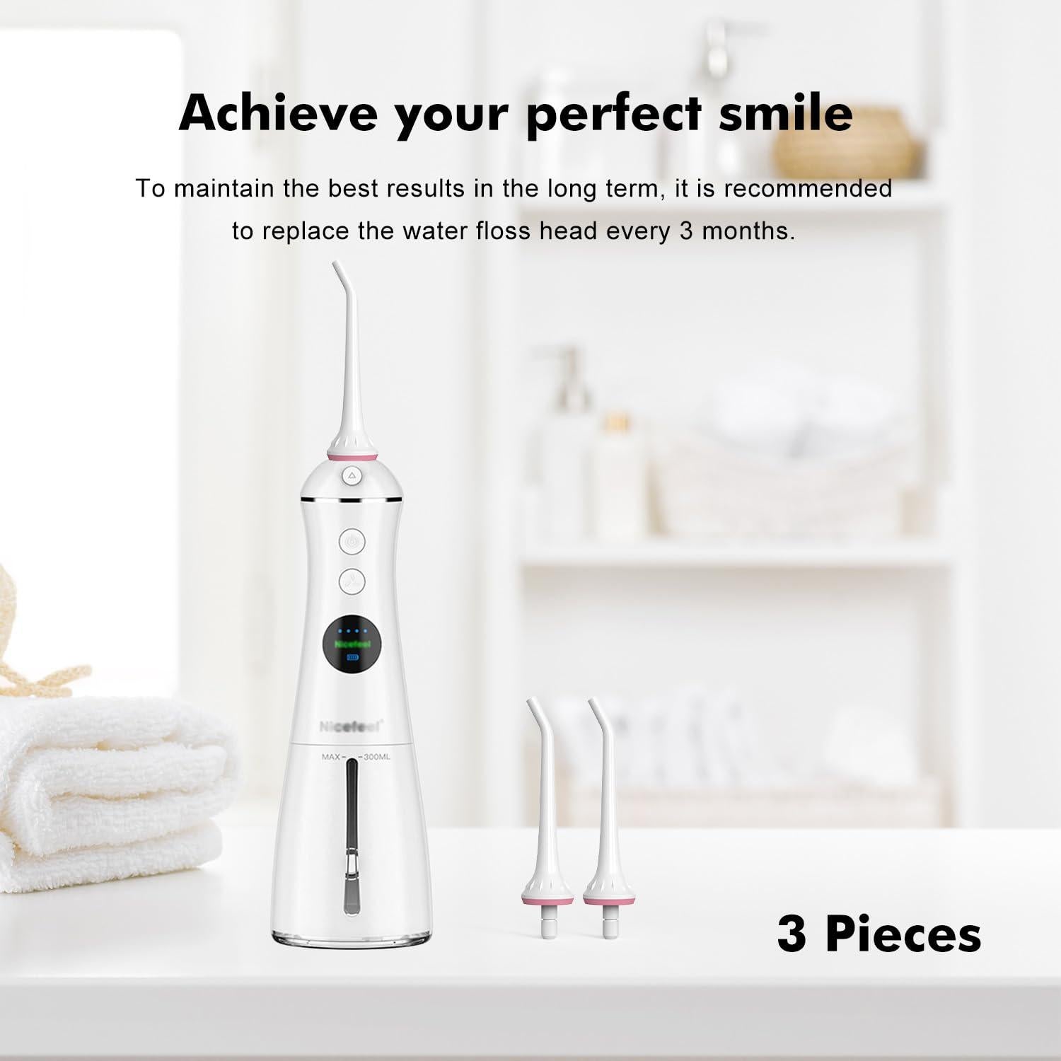 Boquillas de Reemplazo para Irrigador Dental Cordro - 3 Piezas