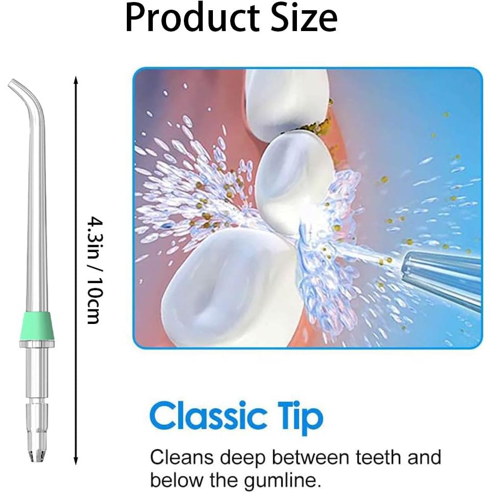 4 Puntas de Reemplazo para Irrigador Dental Waterpik YilulvDeng