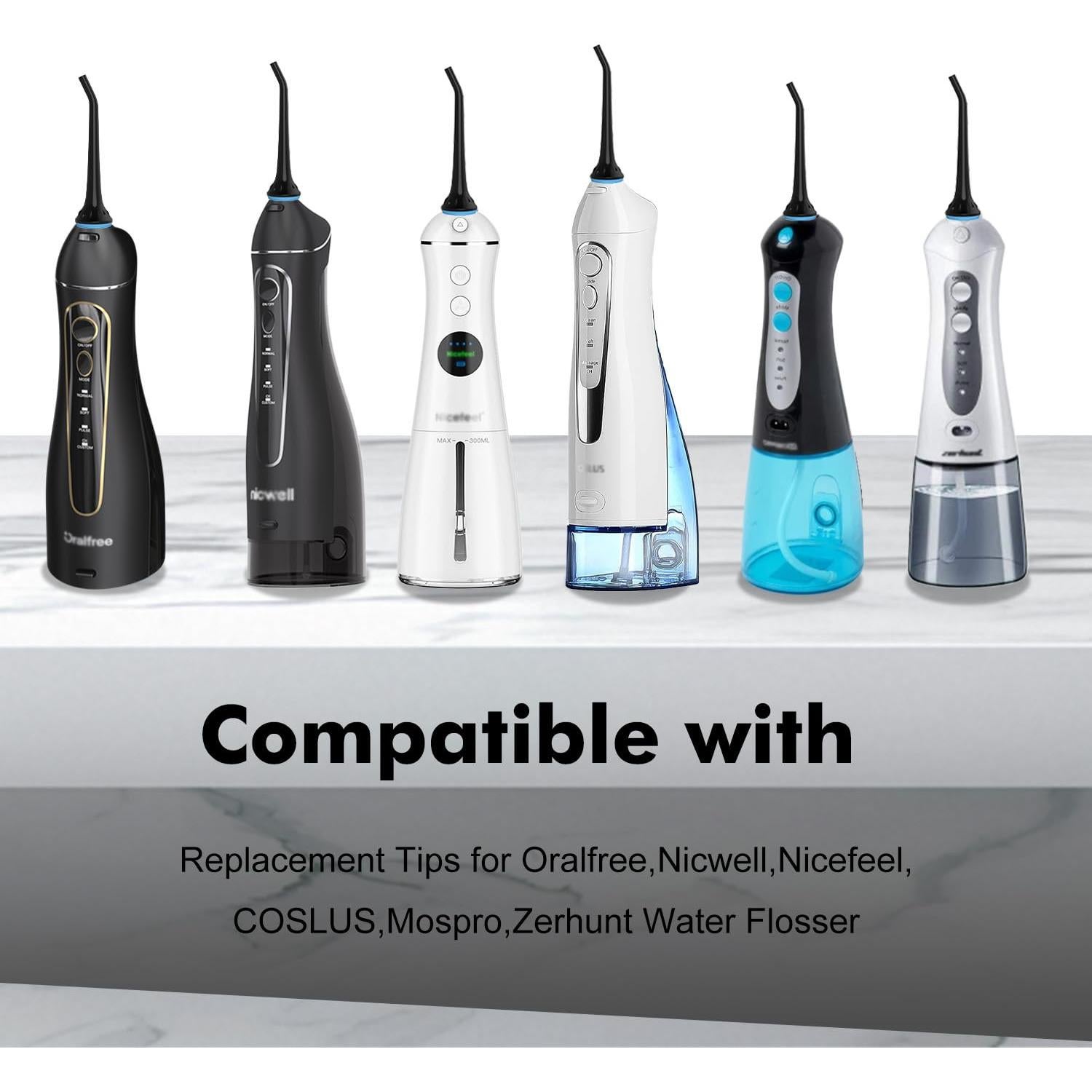 Puntas de Reemplazo para Irrigador Dental Cordro - 3 Piezas