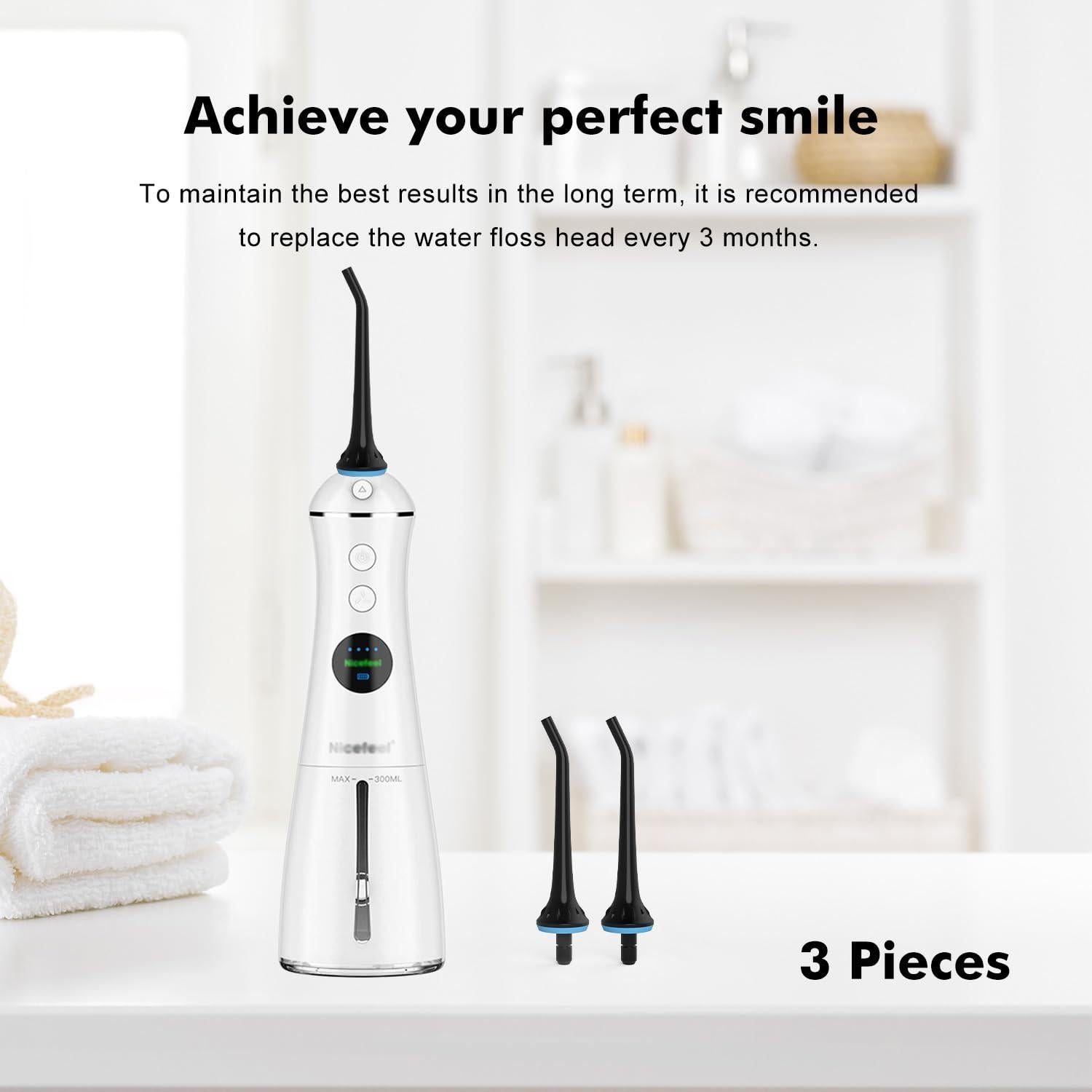 Puntas de Reemplazo para Irrigador Dental Cordro - 3 Piezas