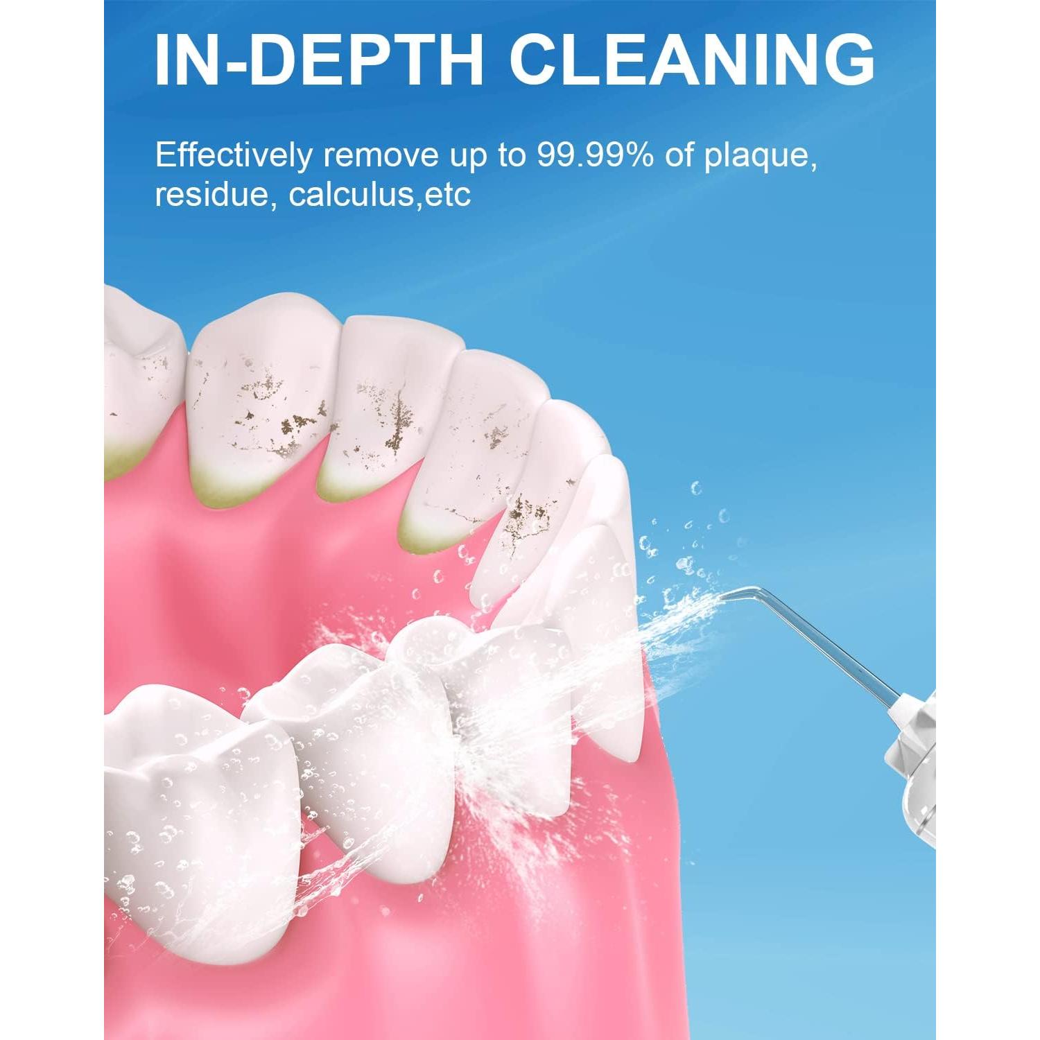 Juego de 10 Puntas de Repuesto MySmile para Irrigador Oral