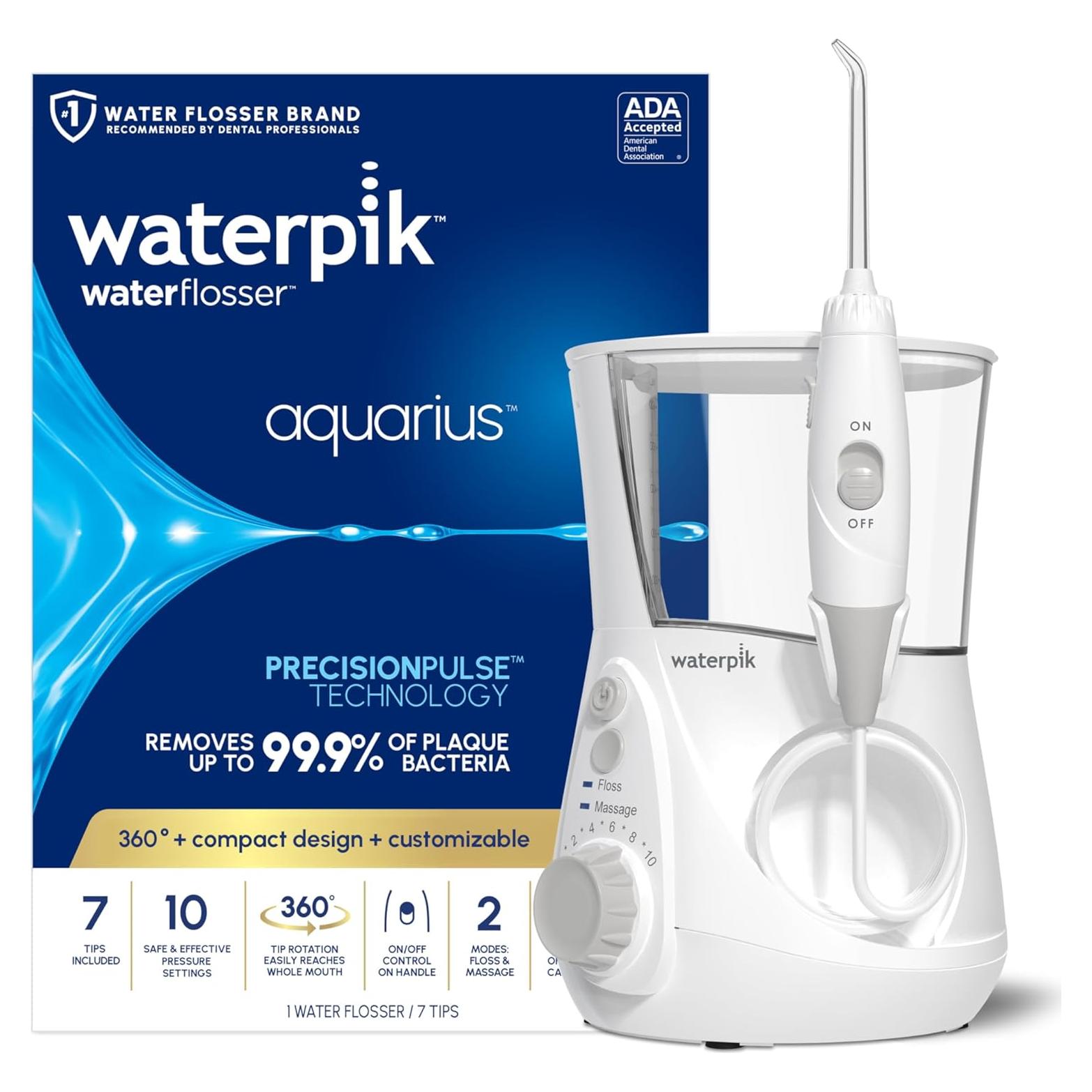 Hilo Dental Waterpik Aquarius WP-660 Blanco 10 Configuraciones
