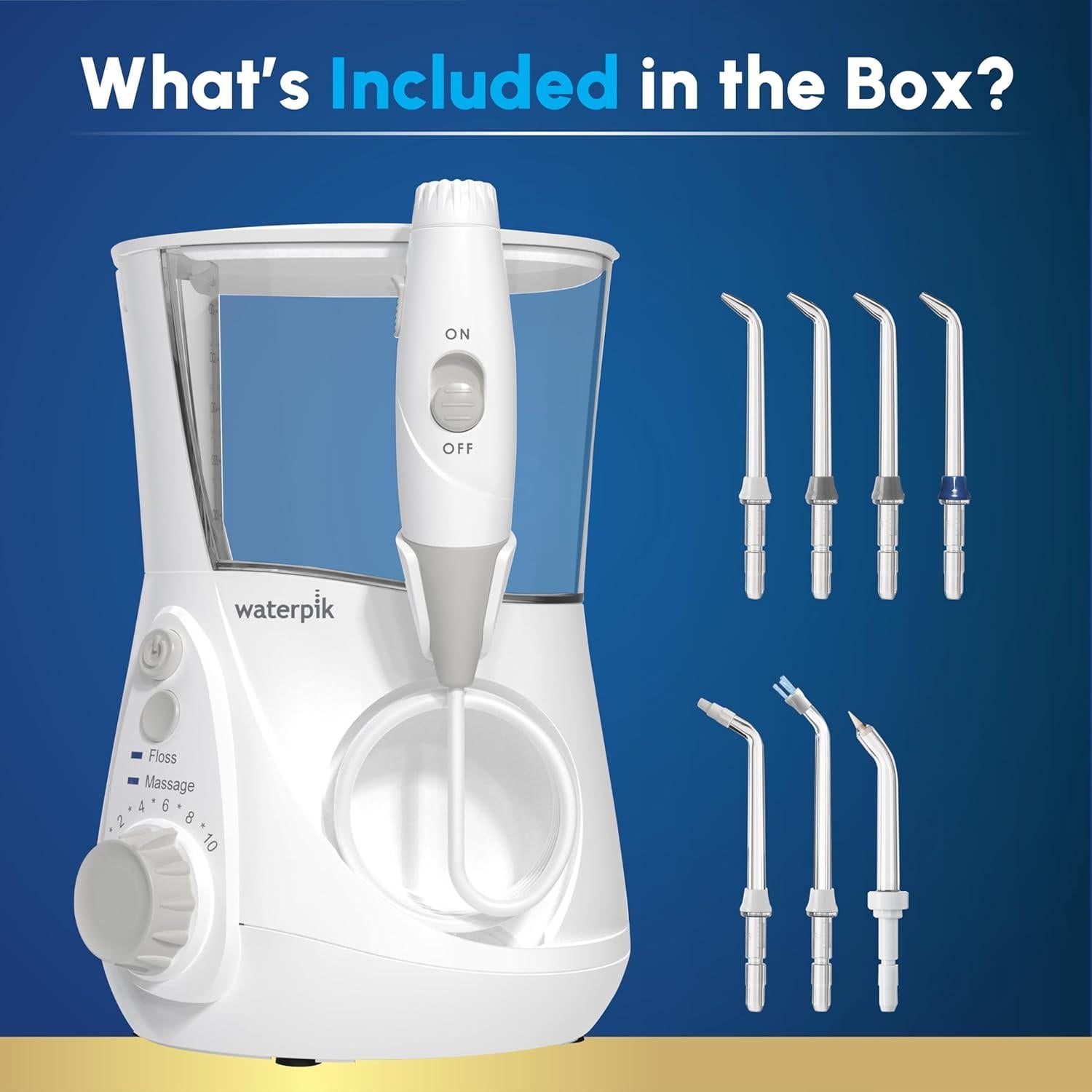 Hilo Dental Waterpik Aquarius WP-660 Blanco 10 Configuraciones