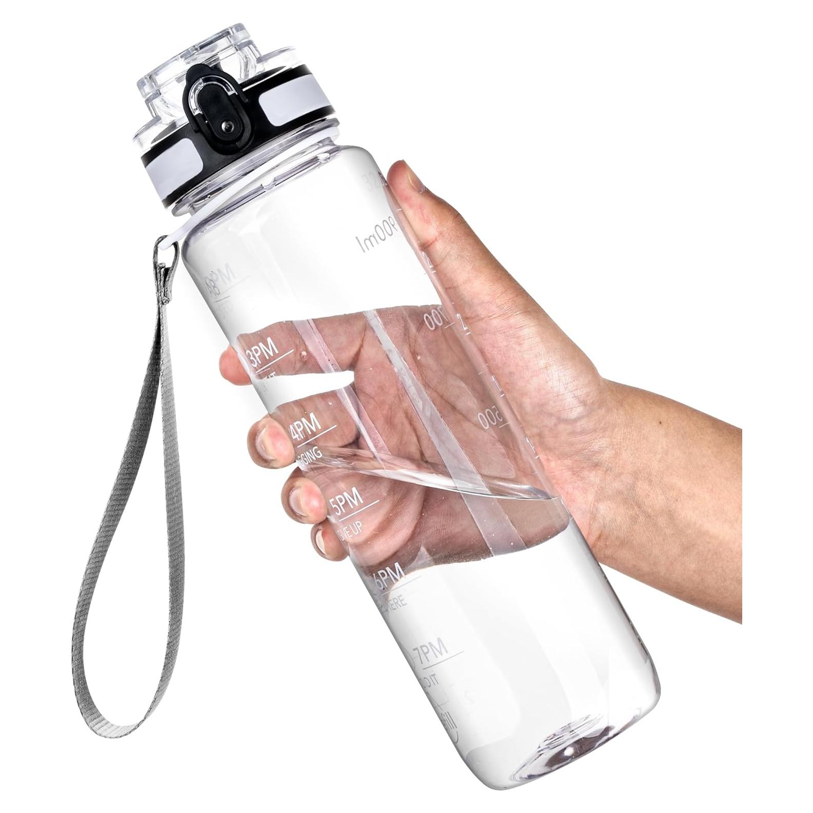 Botella de Agua Oldley 0.91L Deportiva BPA Free Clara