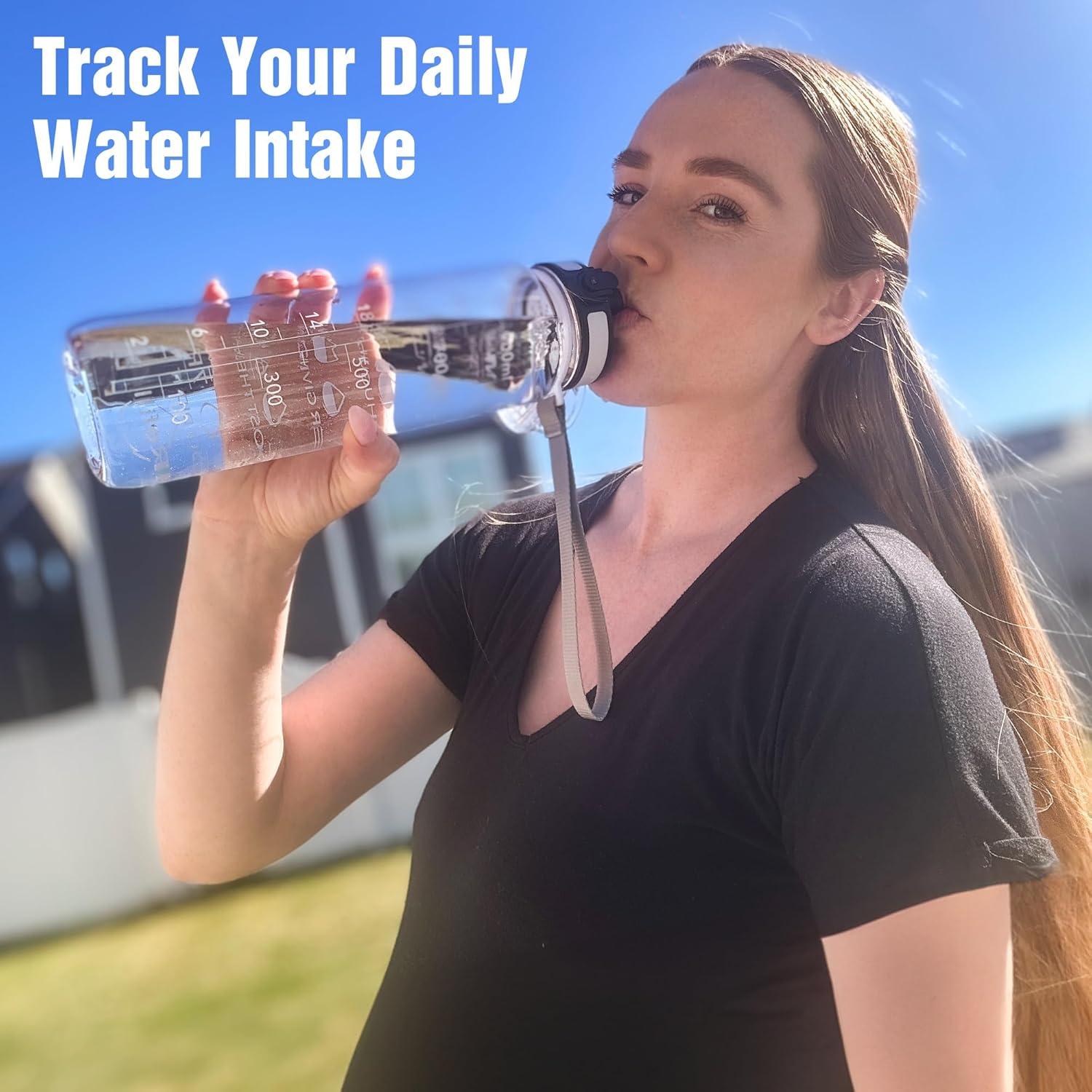 Botella de Agua Oldley 0.91L Deportiva BPA Free Clara