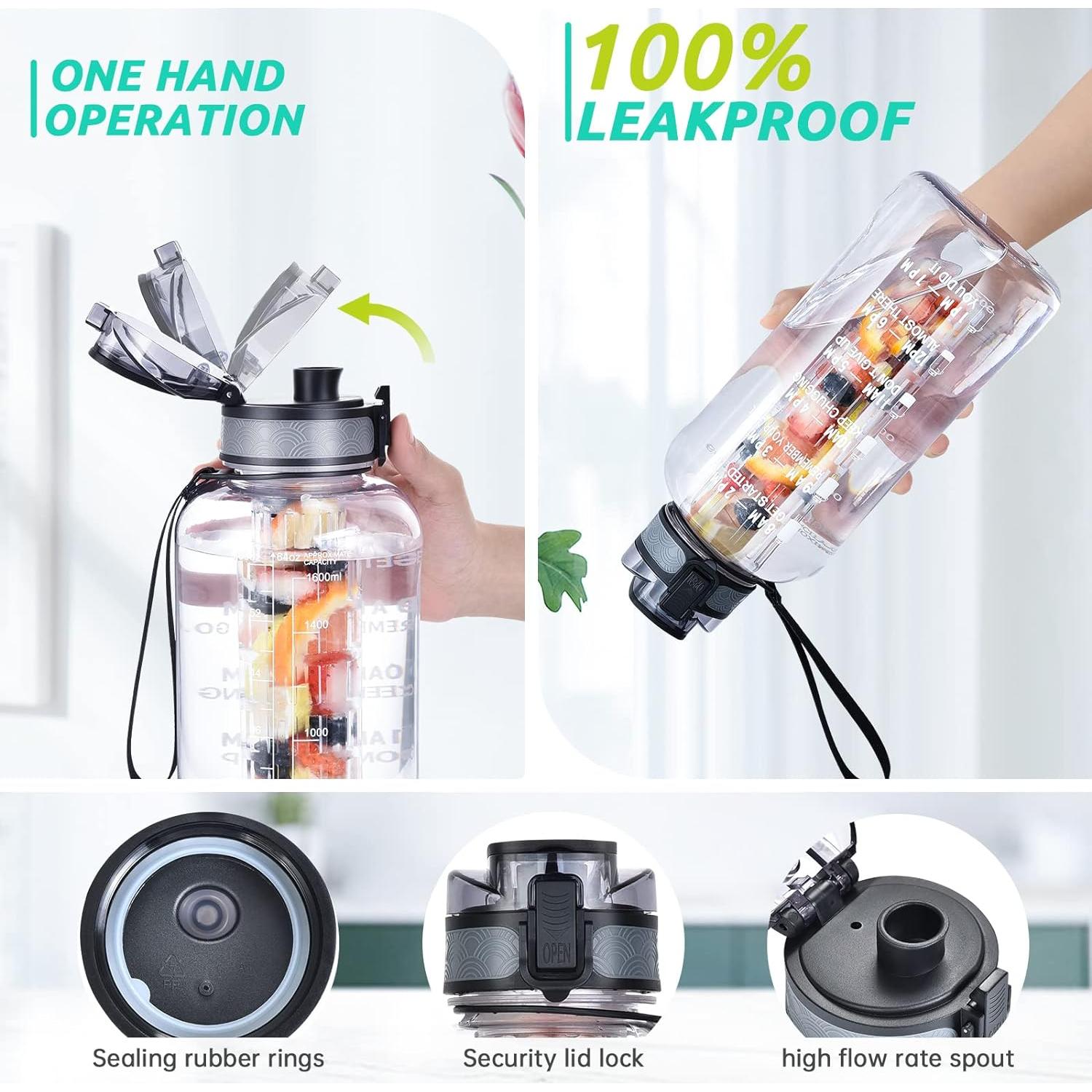 Botella Infusora UTEBIT 2L a Prueba de Fugas para Gimnasio