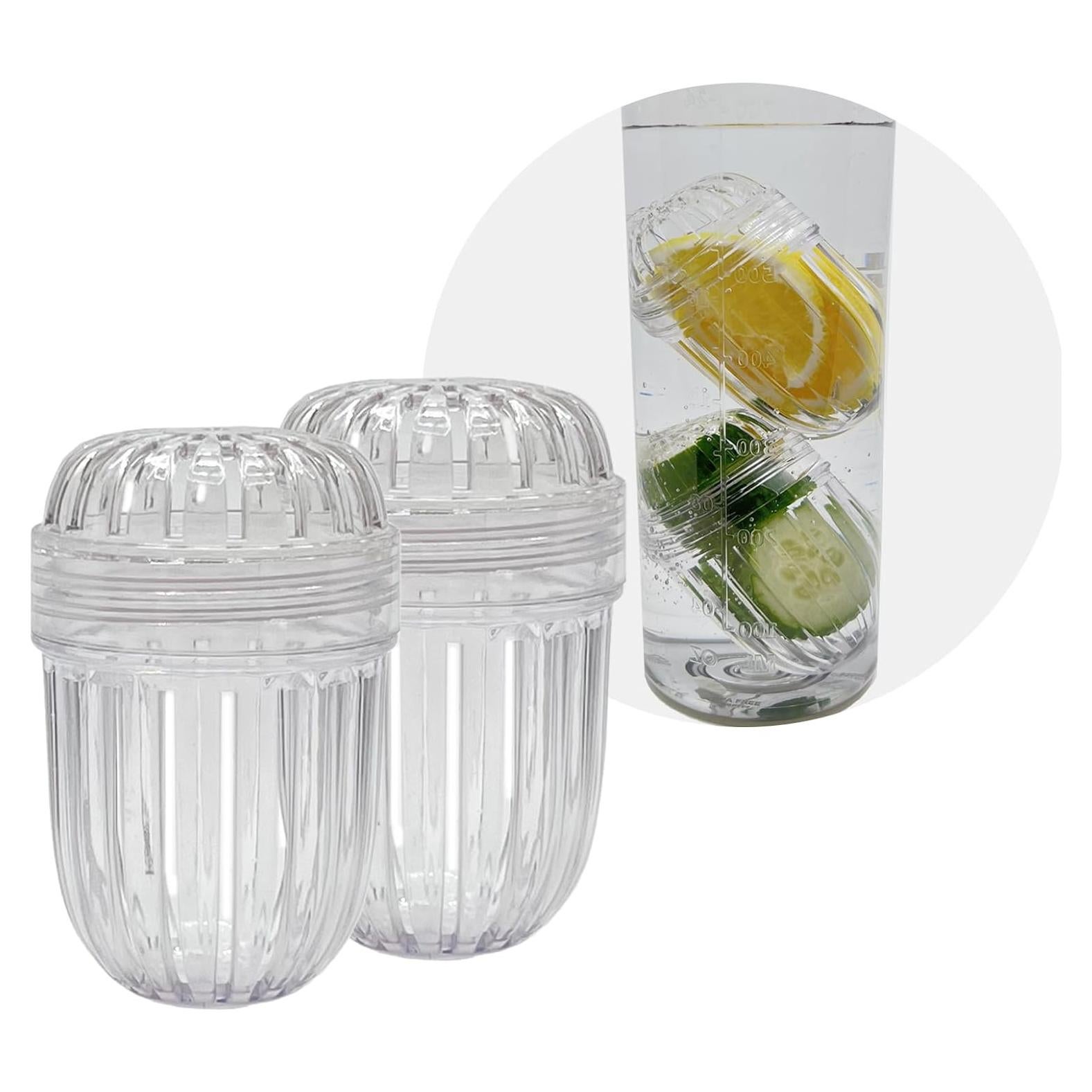 Infusores de Frutas Della Stella para Botellas Boca Ancha - 2 Piezas