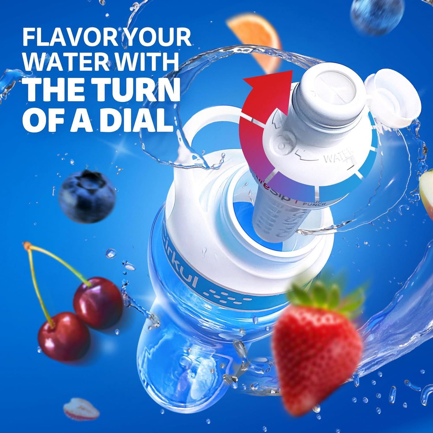 Botella de Agua Cirkul 22oz (650ml) + 2 Cartuchos Sabor