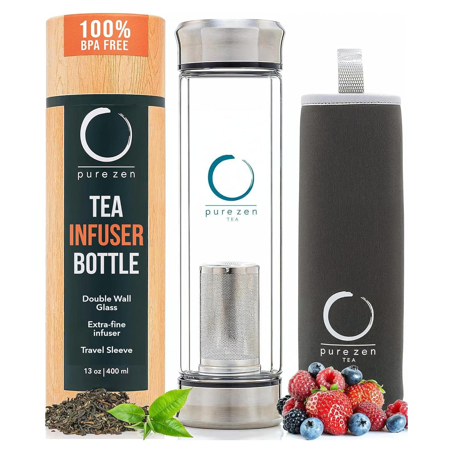 Taza de Té Pure Zen 400 ml con Infusor de Acero Inoxidable