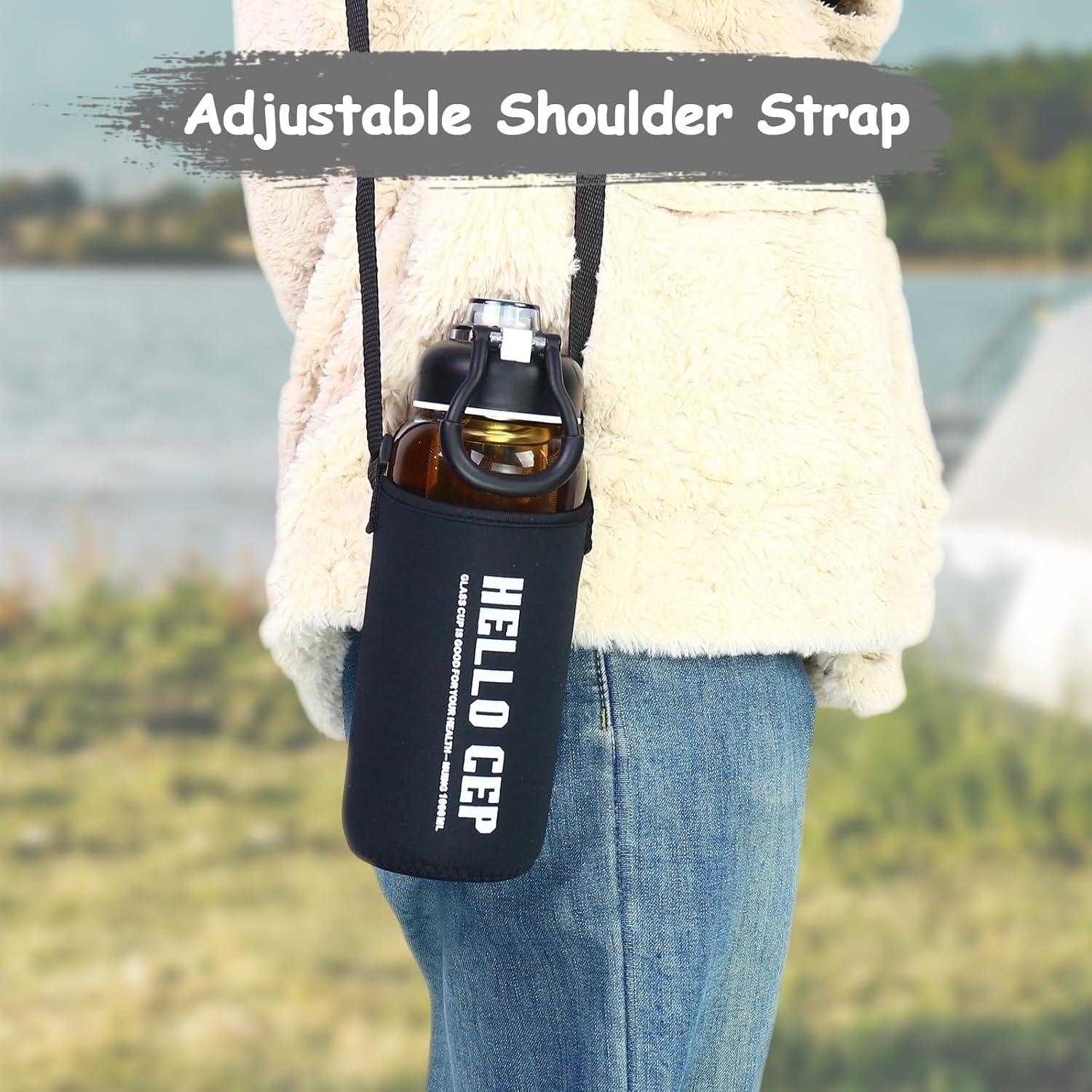 Botella de Agua de Vidrio 1006ml con Infusor CHPINDAM