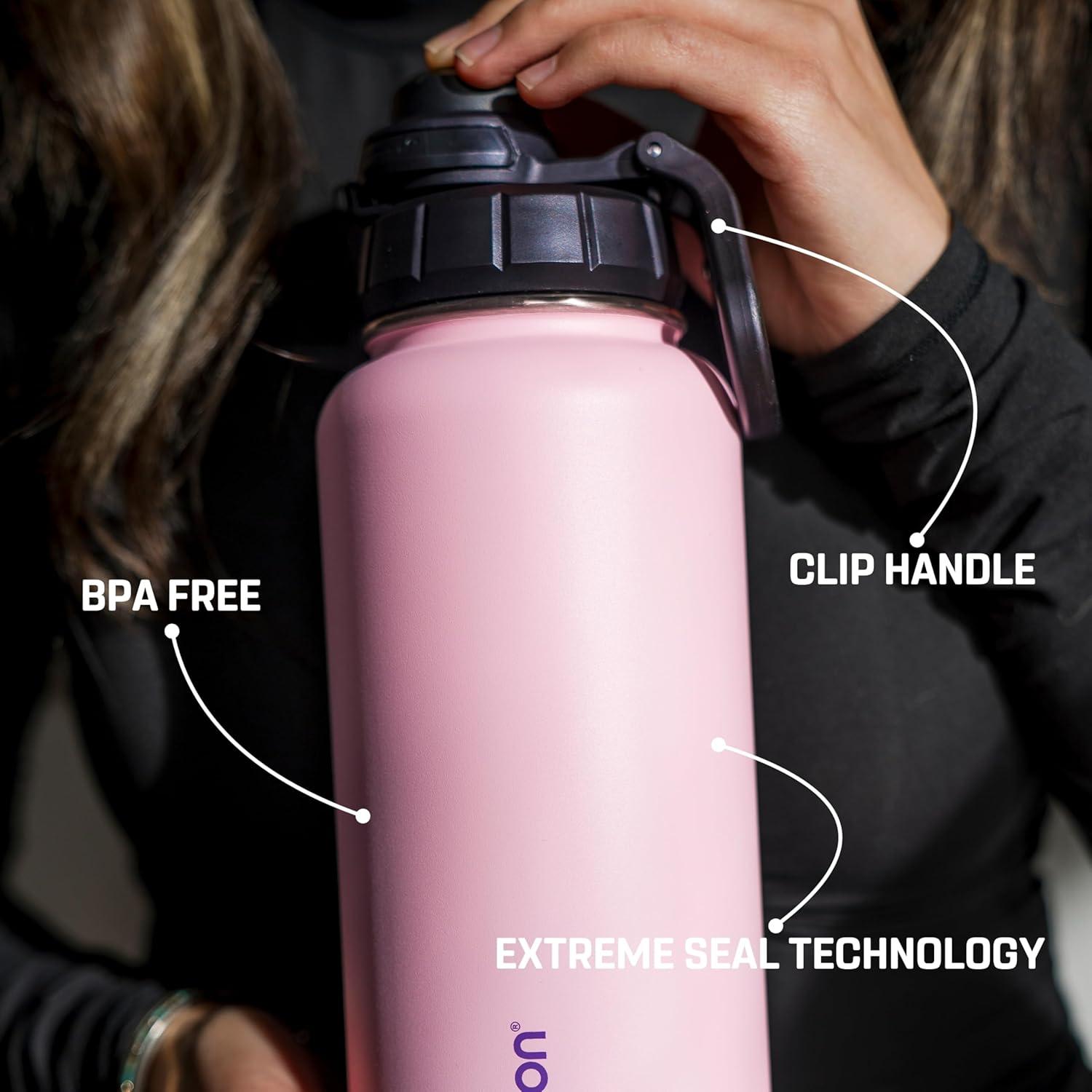 Botella Infusora de Té Vesmoon 0.95L Acero Inoxidable Lila