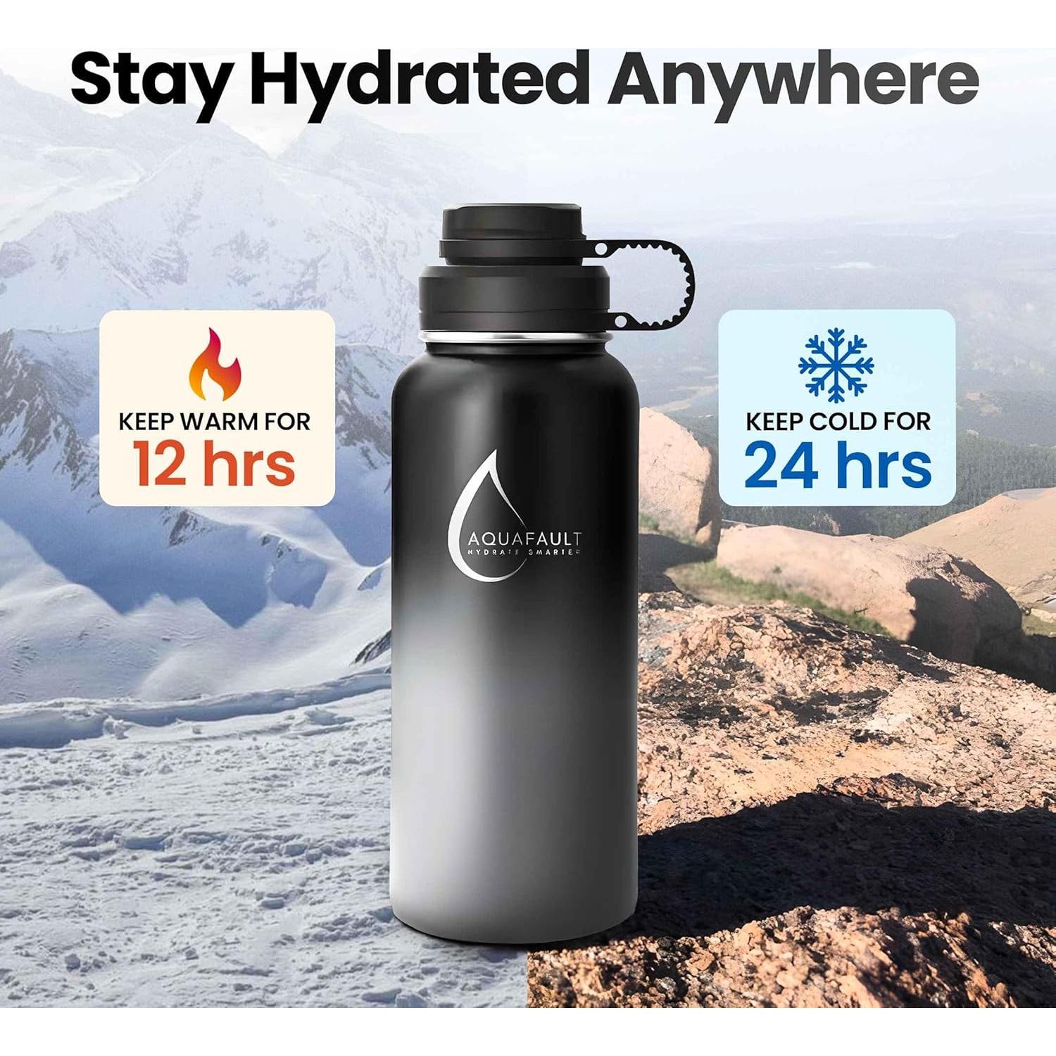 Botella Infusora Aquafault 1000ml Acero Inoxidable A Prueba de Fugas