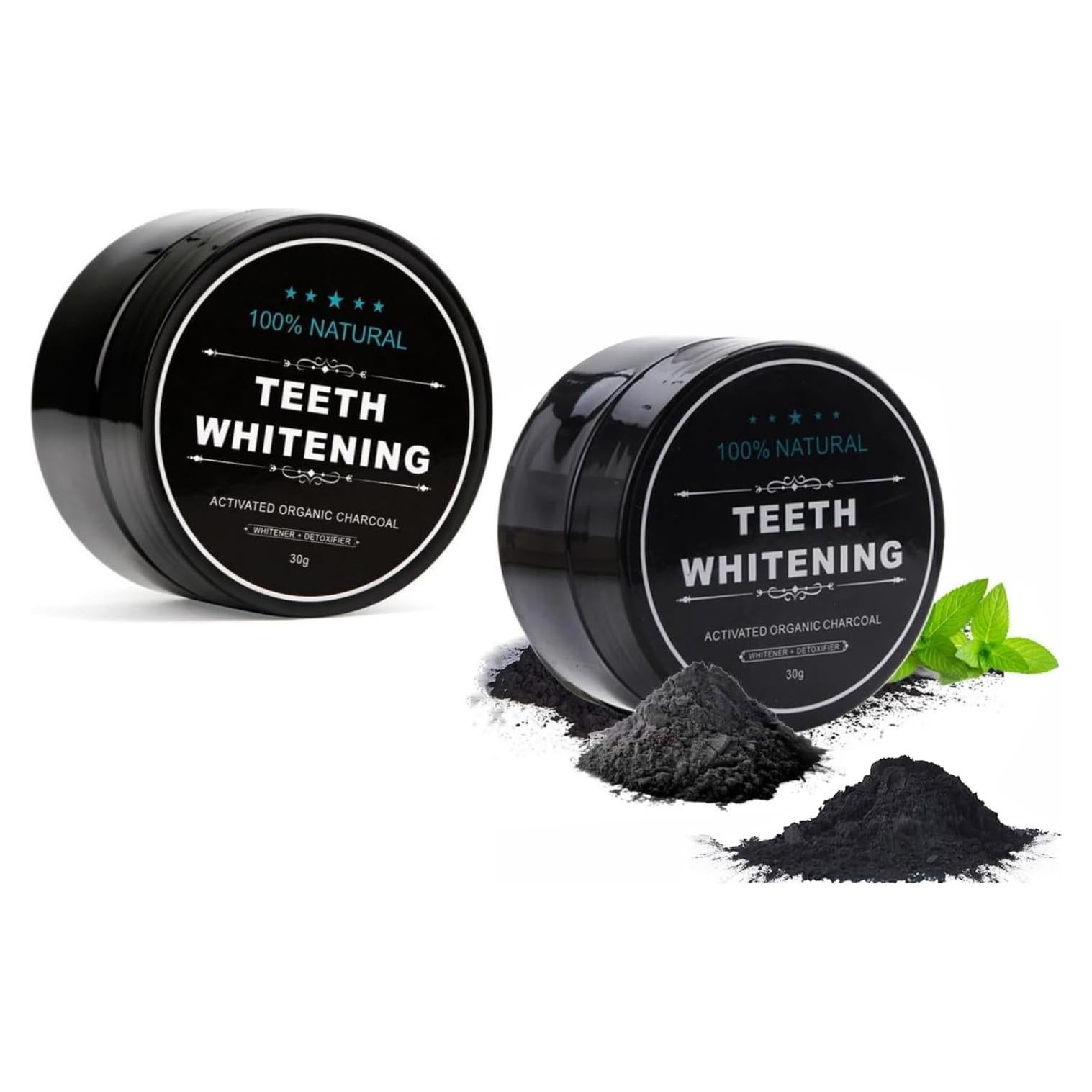 Polvo de Carbón Activado WUBLSYAN 30g para Blanquear Dientes