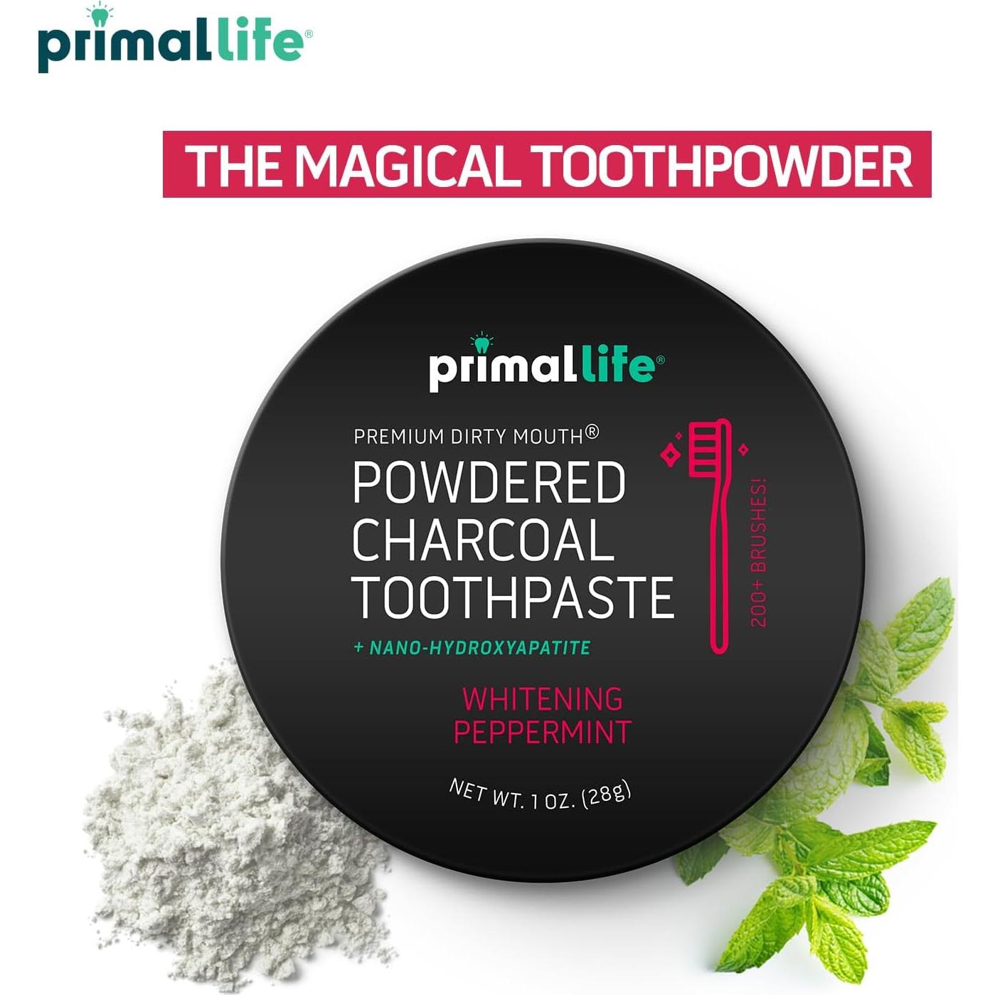 Polvo de Dientes Dirty Mouth Primal Life Organics 28.35 g