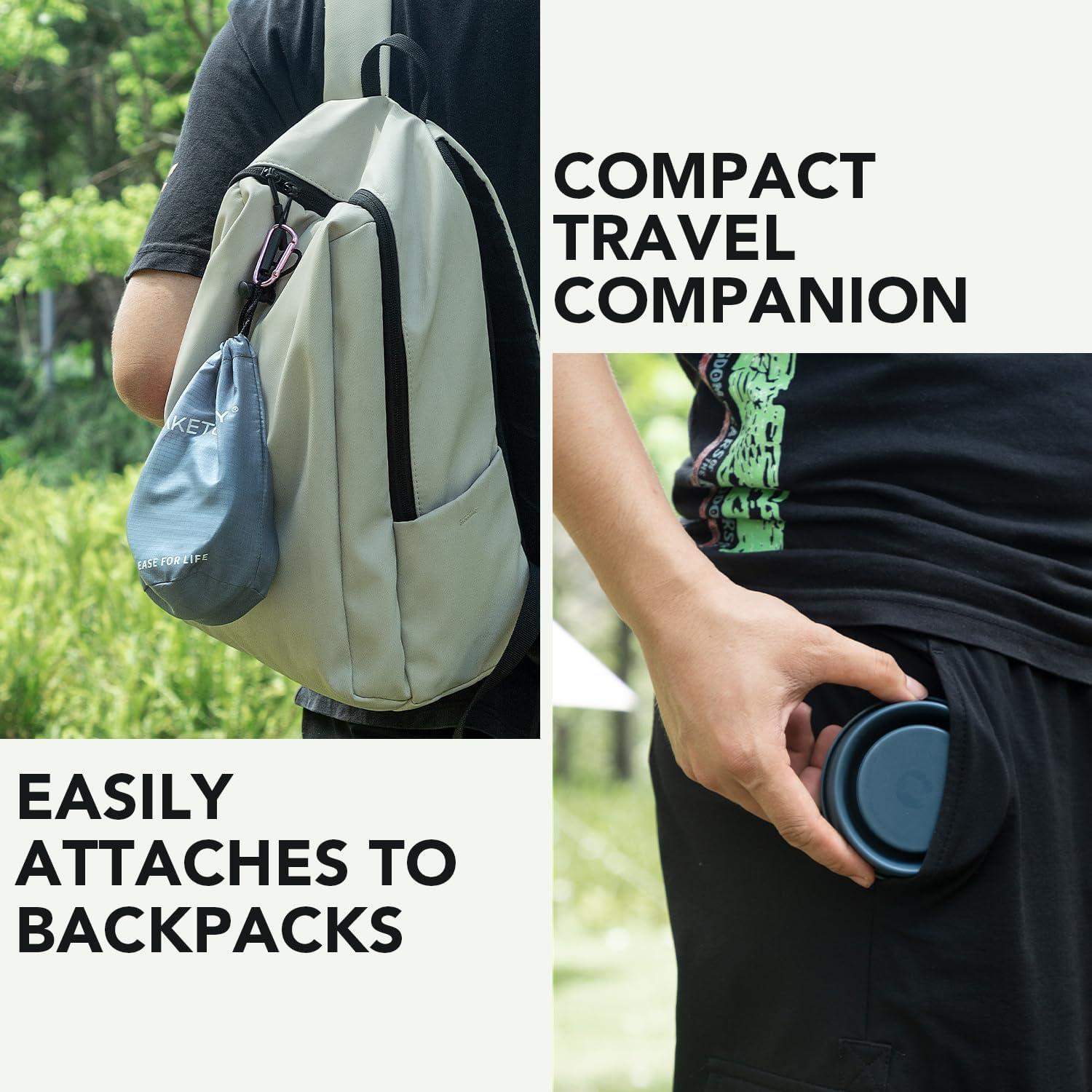 Taza de Viaje Plegable TakeToday 240ml Libre de BPA Marino