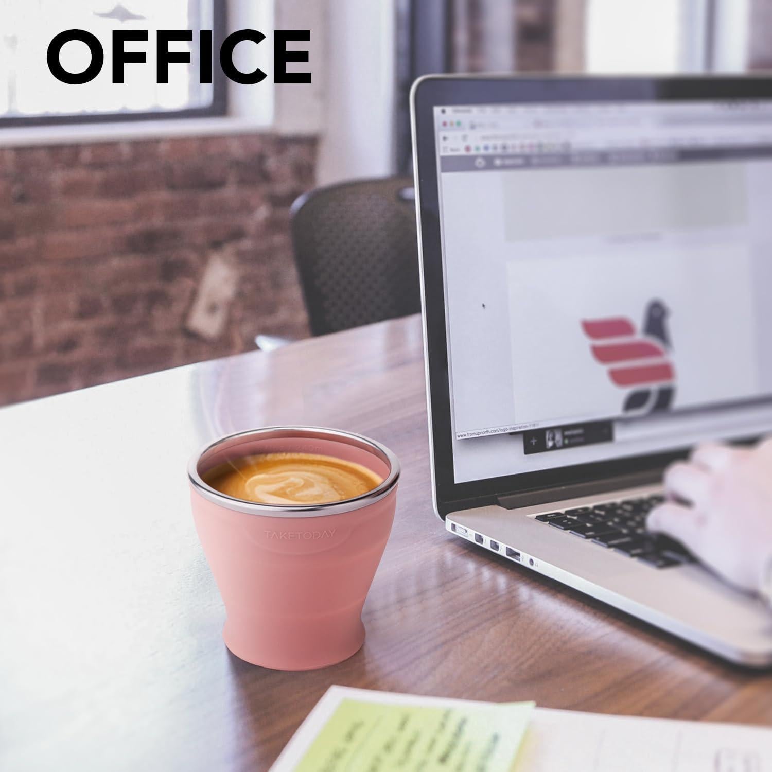 Taza de Viaje Plegable TakeToday 240ml Libre de BPA Marino