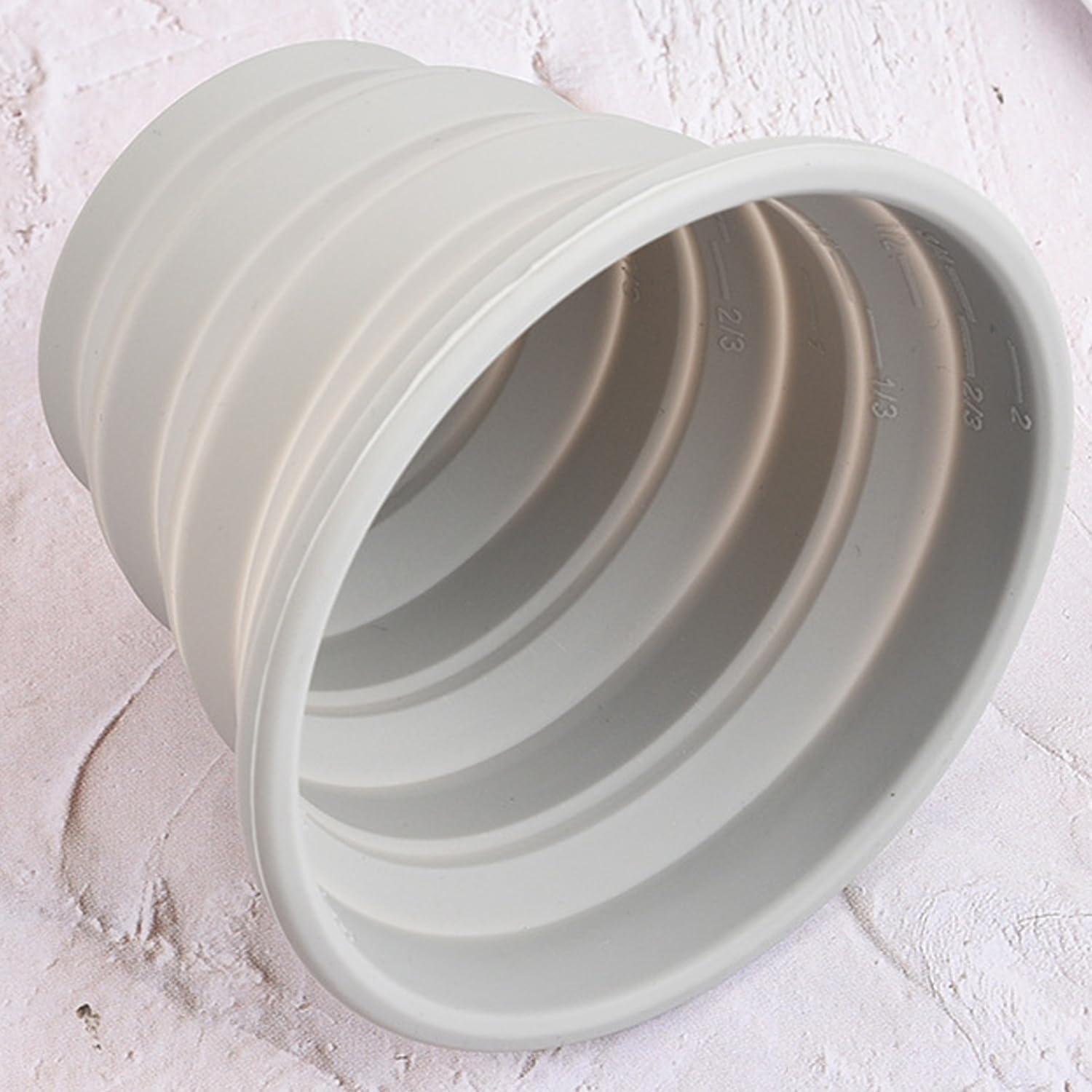 Taza Plegable de Silicona Carimee 300ml para Viaje y Camping