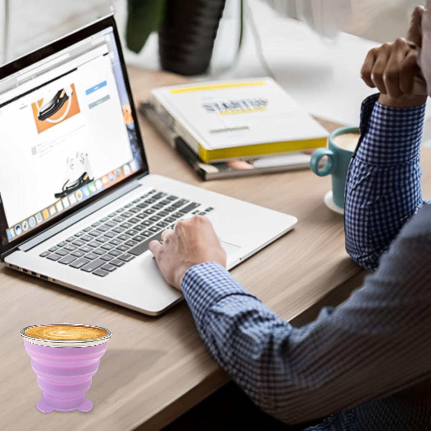 Tazas Plegables de Silicona Nintora-C 180ml - 2 Piezas