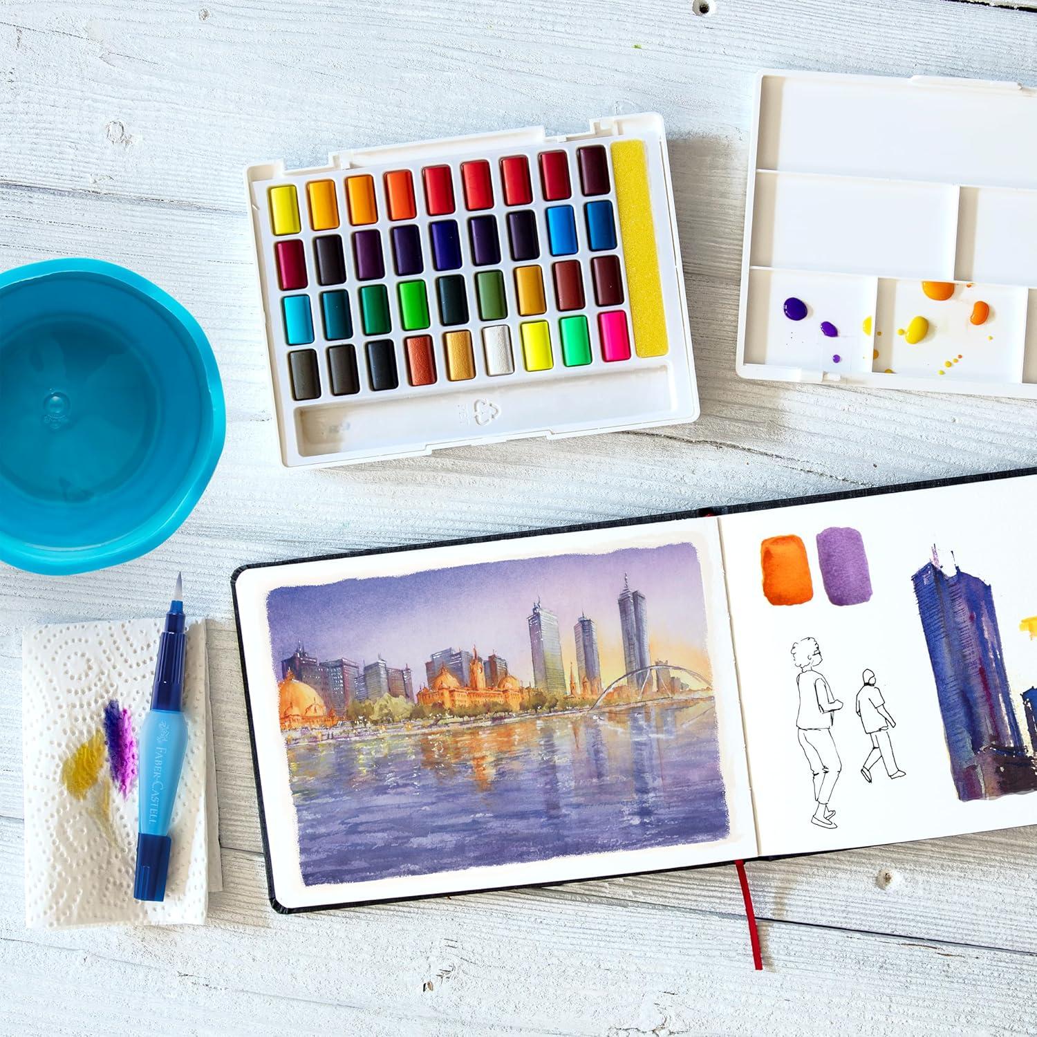 Taza de Agua Plegable Faber-Castell 350ml para Pintura