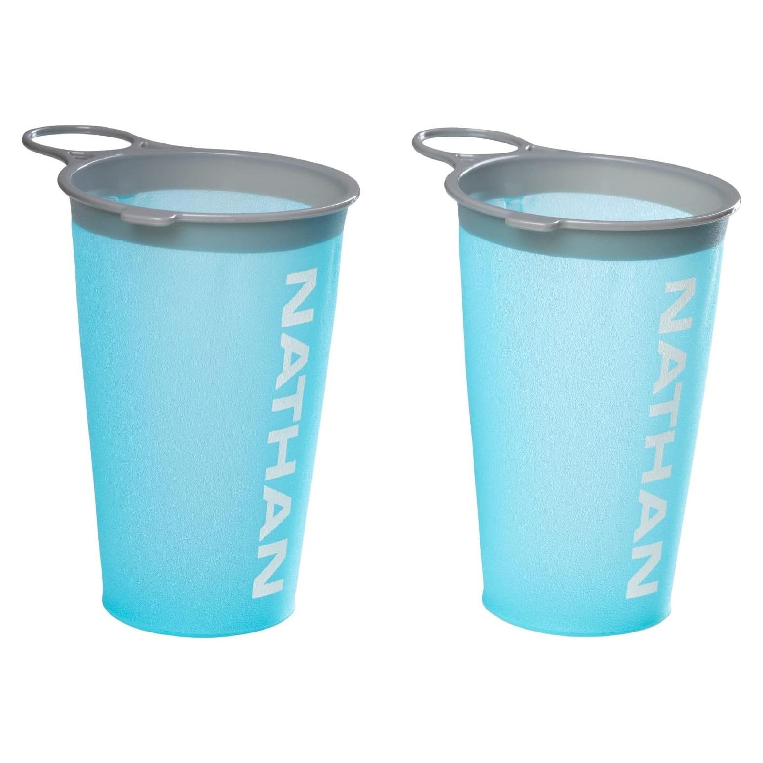 Taza Reutilizable Nathan NS40320 Azul y Blanca - Paquete de 2