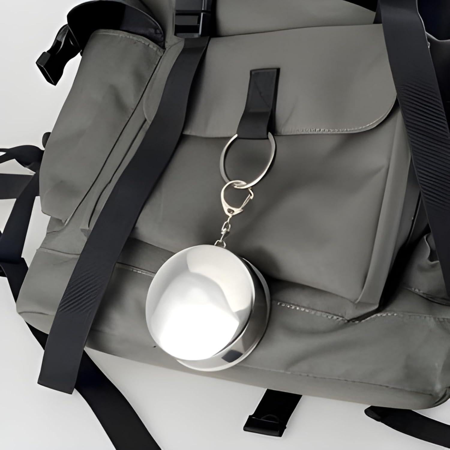 Tazas Plegables Guyuyii de Acero Inoxidable - 3 Piezas 75ml, 140ml, 240ml