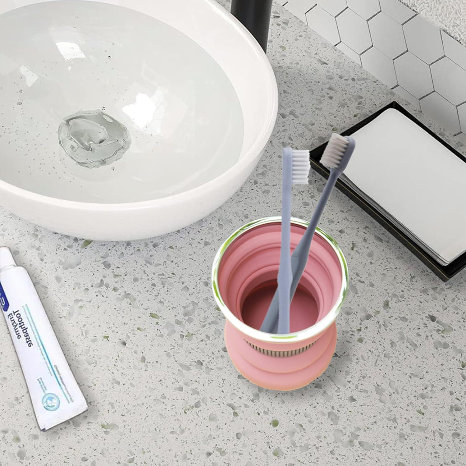 Taza Plegable IYYI 10.5oz Silicona Camping Verde Salvia