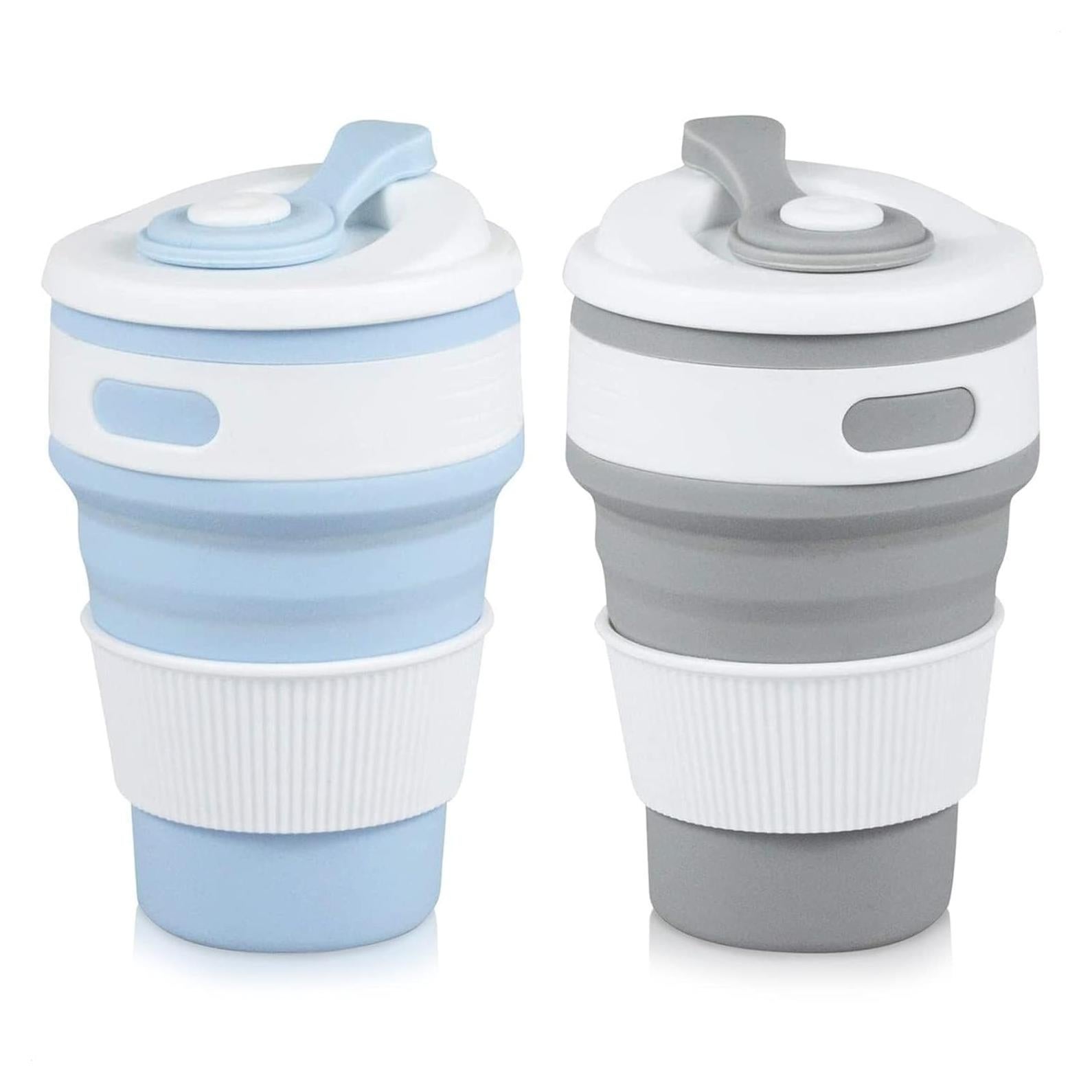 Taza Plegable Reutilizable VIKROM 350ml a Prueba de Fugas