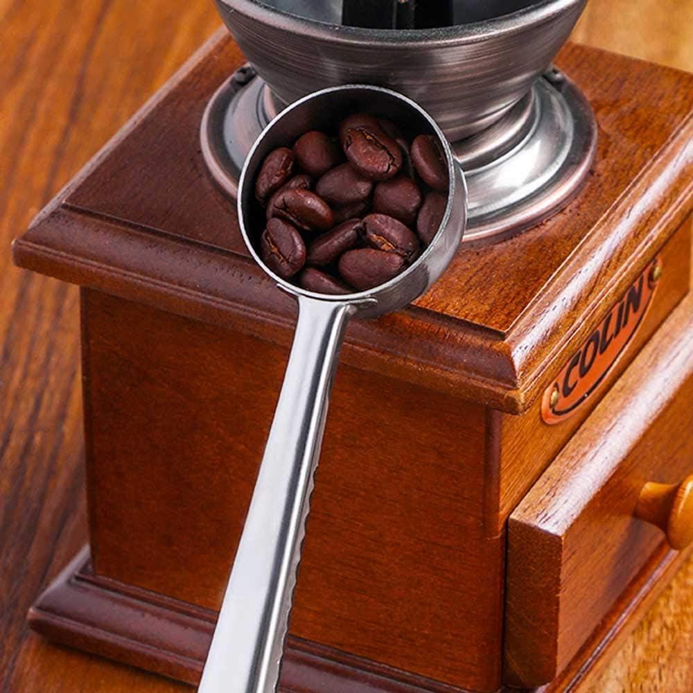 Set de 2 Cucharas Medidoras de Café con Clip Waxxy - Acero Inoxidable