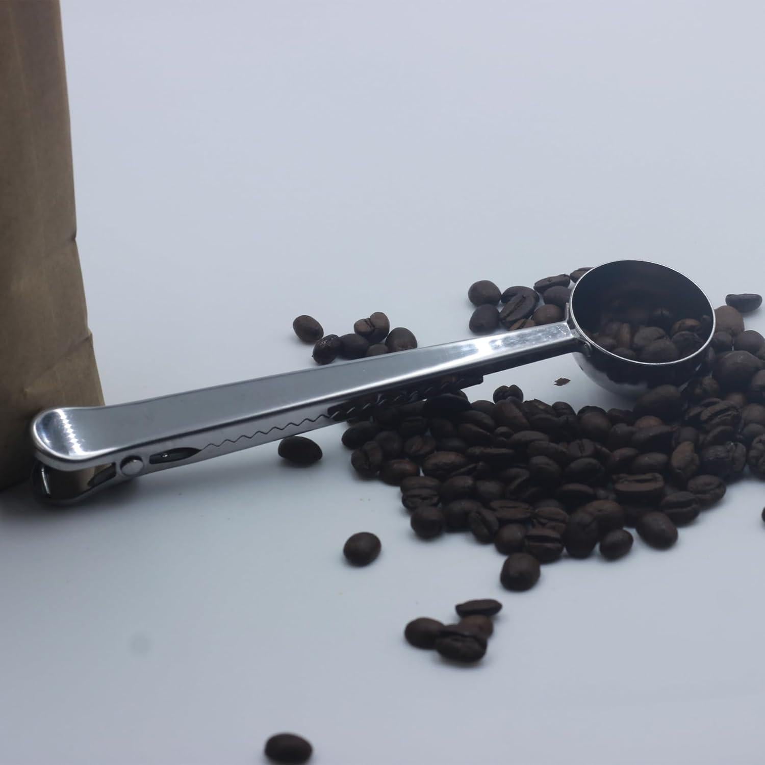 Cucharada de Acero Inoxidable 2-en-1 TacoMyxify con Clip