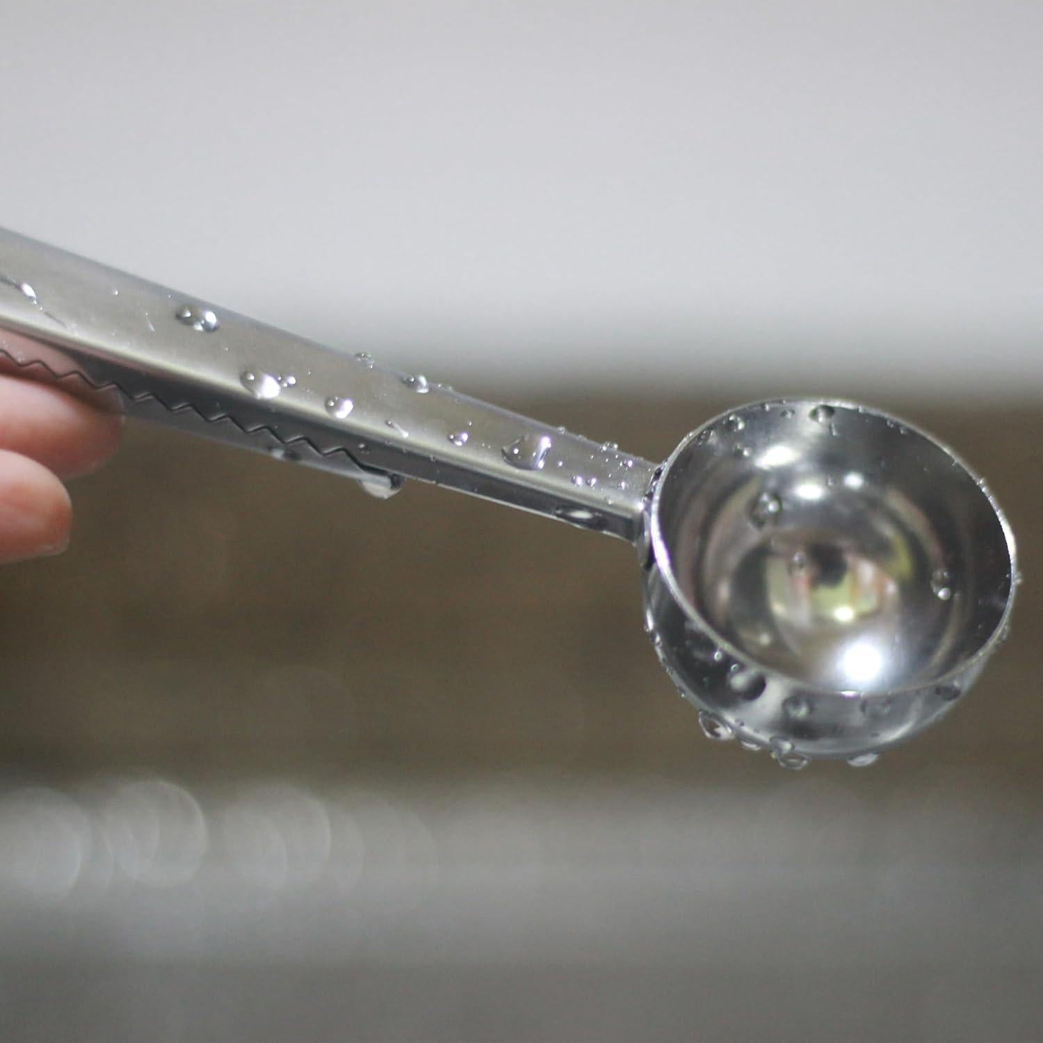 Cucharada de Acero Inoxidable 2-en-1 TacoMyxify con Clip