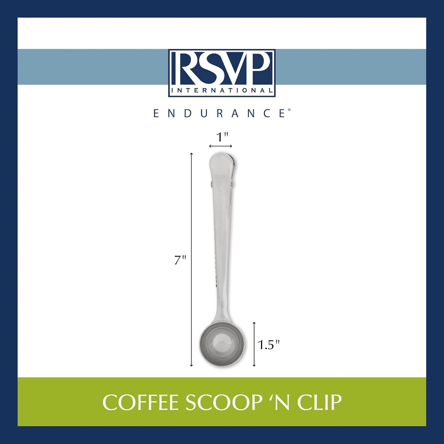 Cuchara para Café RSVP International 1.5 Cucharadas Acero Inoxidable
