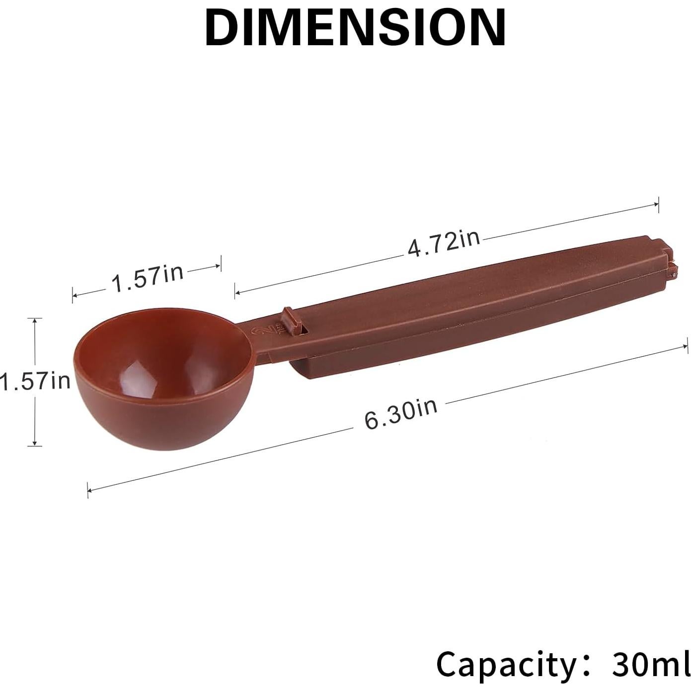 Cucharas de Café con Clip HiempTru - 4 Piezas 30ml