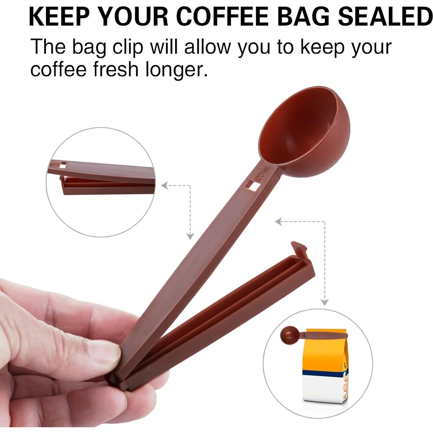 Cucharas de Café con Clip HiempTru - 4 Piezas 30ml