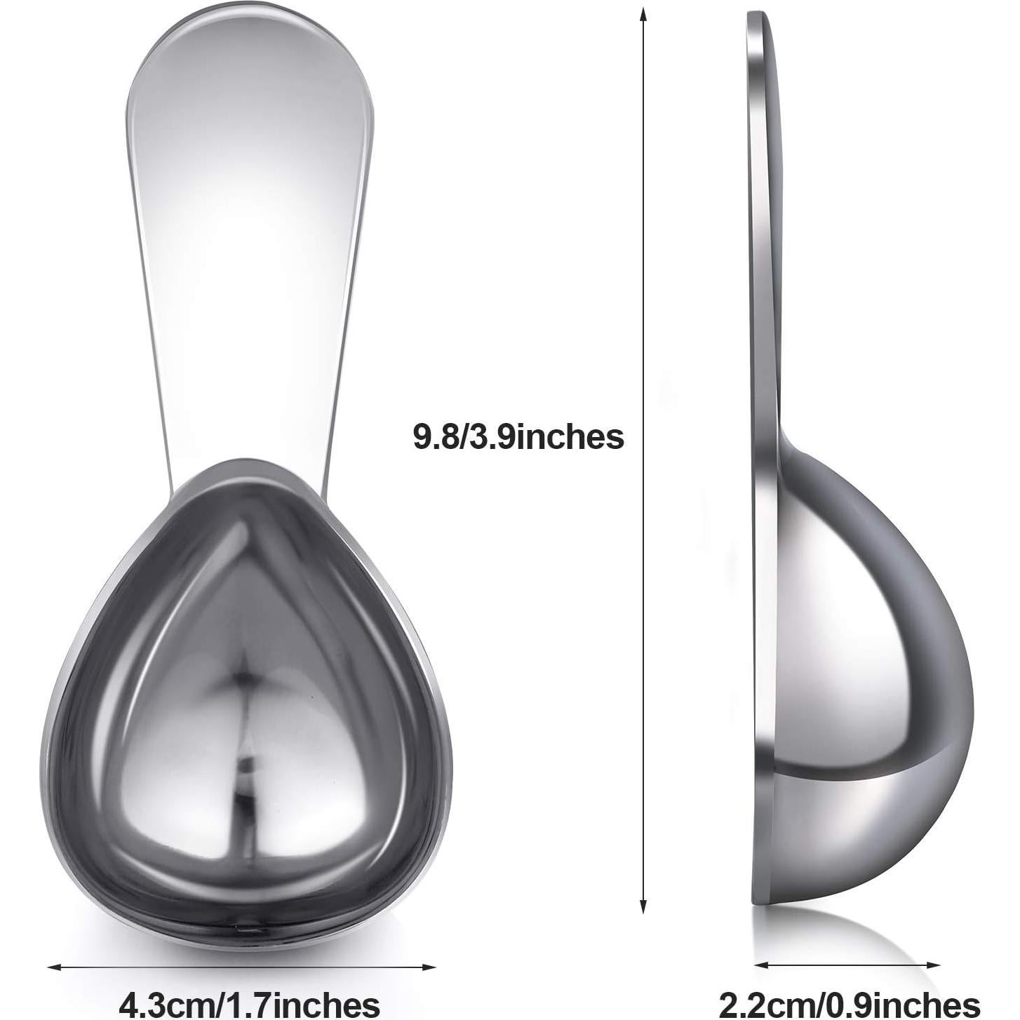 Cucharas Medidoras de Acero Inoxidable Patelai 3 Piezas 15ml