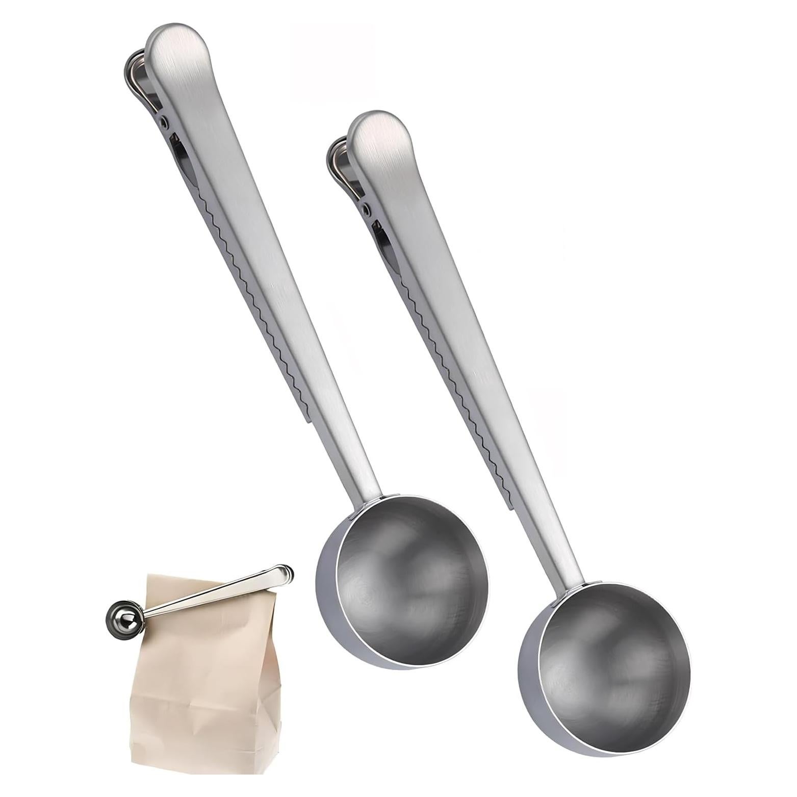 Cucharada Medidora 15ml 2 en 1 con Clip Acero Inoxidable