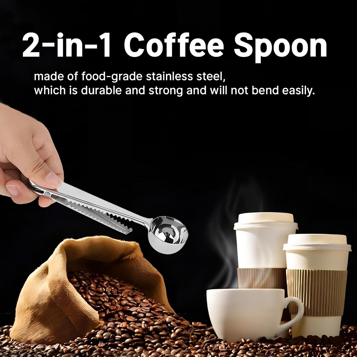 Cucharada Medidora 15ml 2 en 1 con Clip Acero Inoxidable