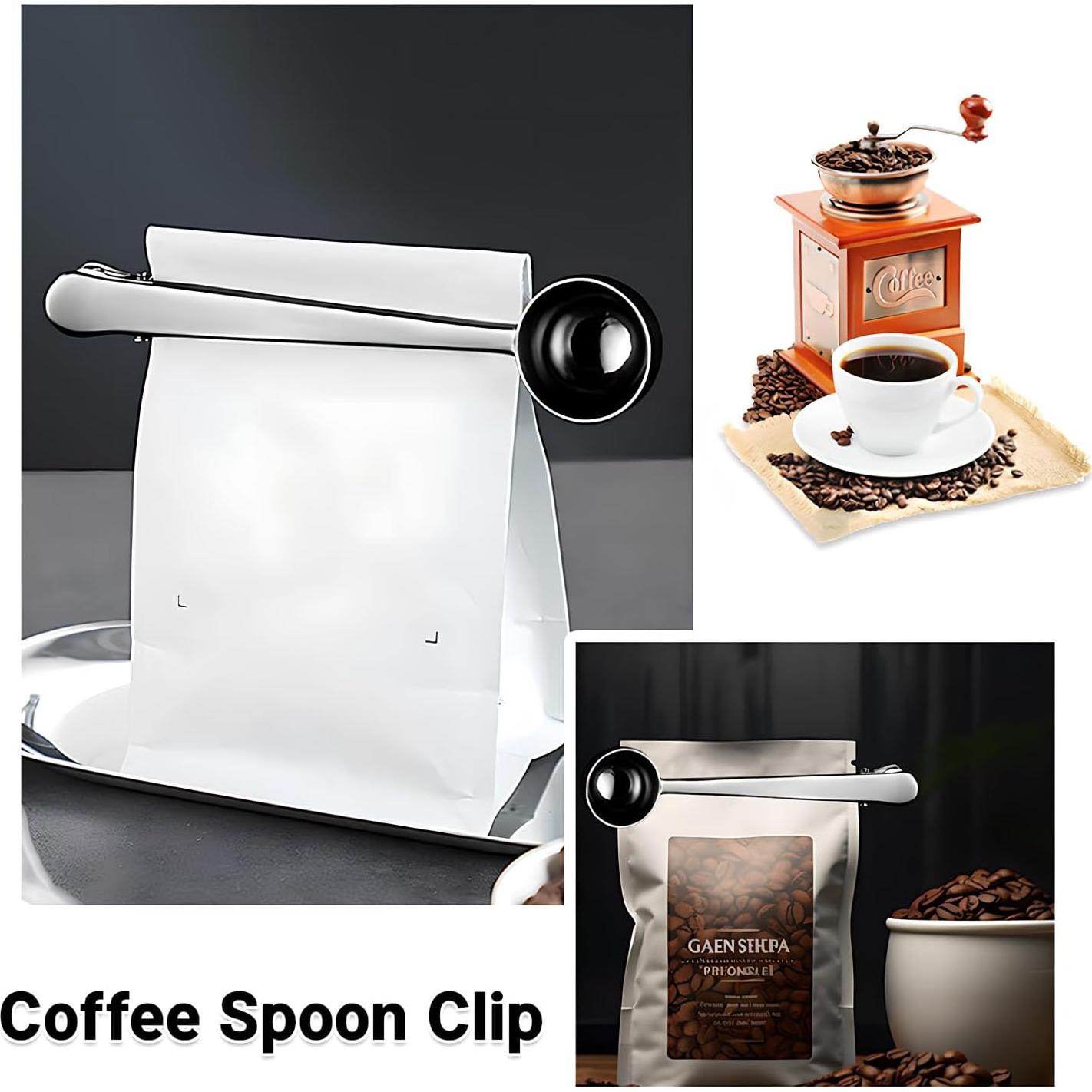 Cucharada Medidora 15ml 2 en 1 con Clip Acero Inoxidable