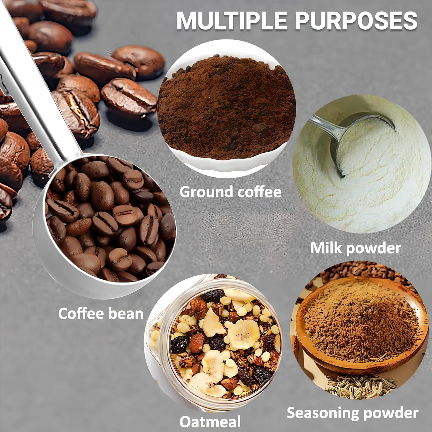 Cucharada Medidora 15ml 2 en 1 con Clip Acero Inoxidable