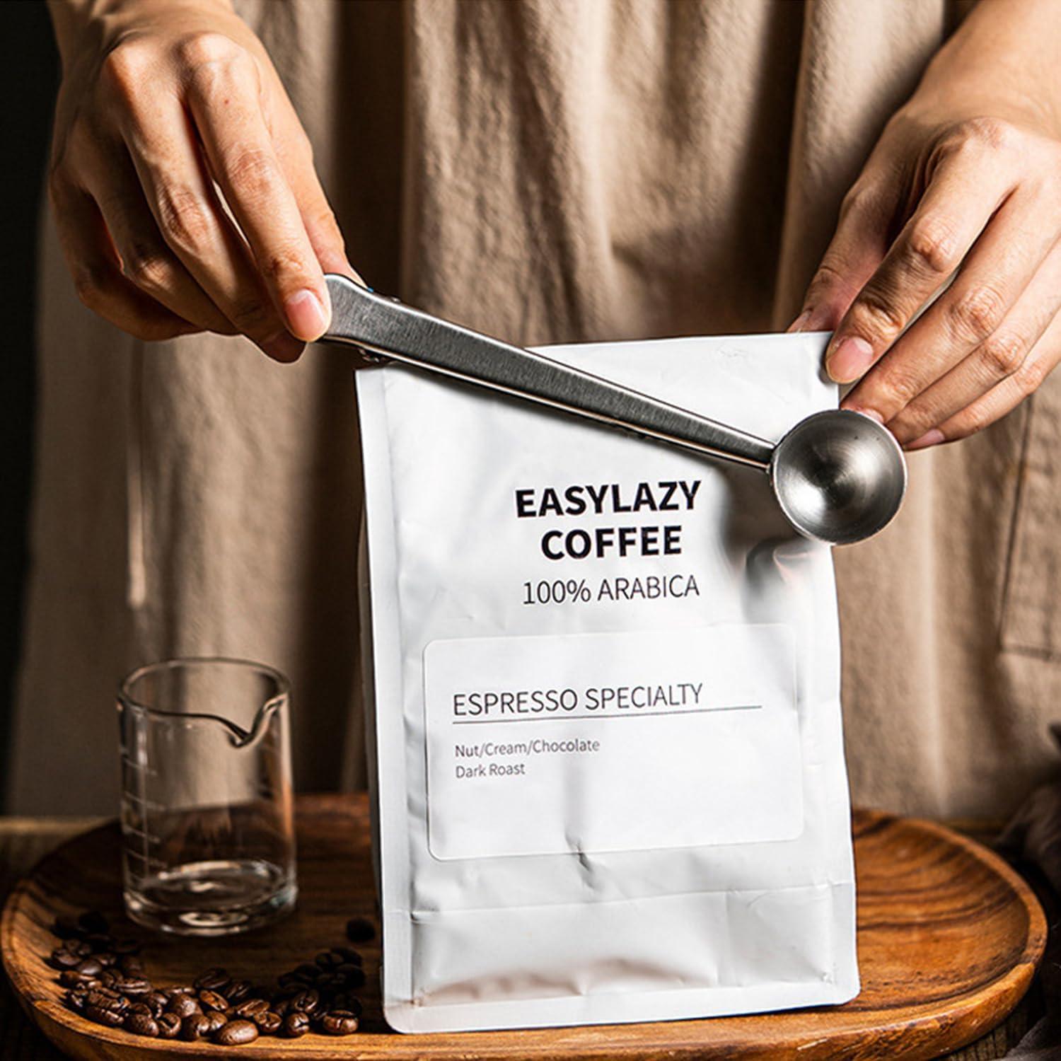 Cucharada Medidora 15ml 2 en 1 con Clip Acero Inoxidable