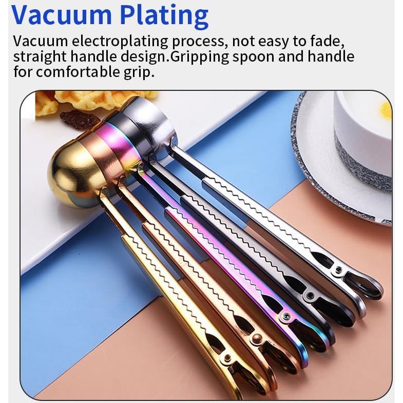 Cuchara Medidora 2 en 1 Acero Inoxidable BJGZ-HC 5PCS