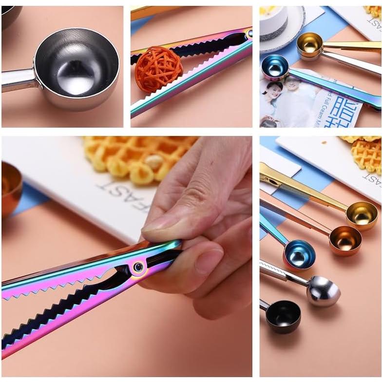 Cuchara Medidora 2 en 1 Acero Inoxidable BJGZ-HC 5PCS