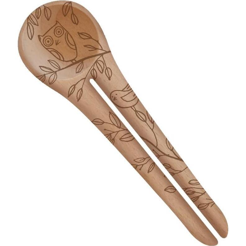 Cuchara de Madera Talisman Designs con Clip 17.8 cm Natural