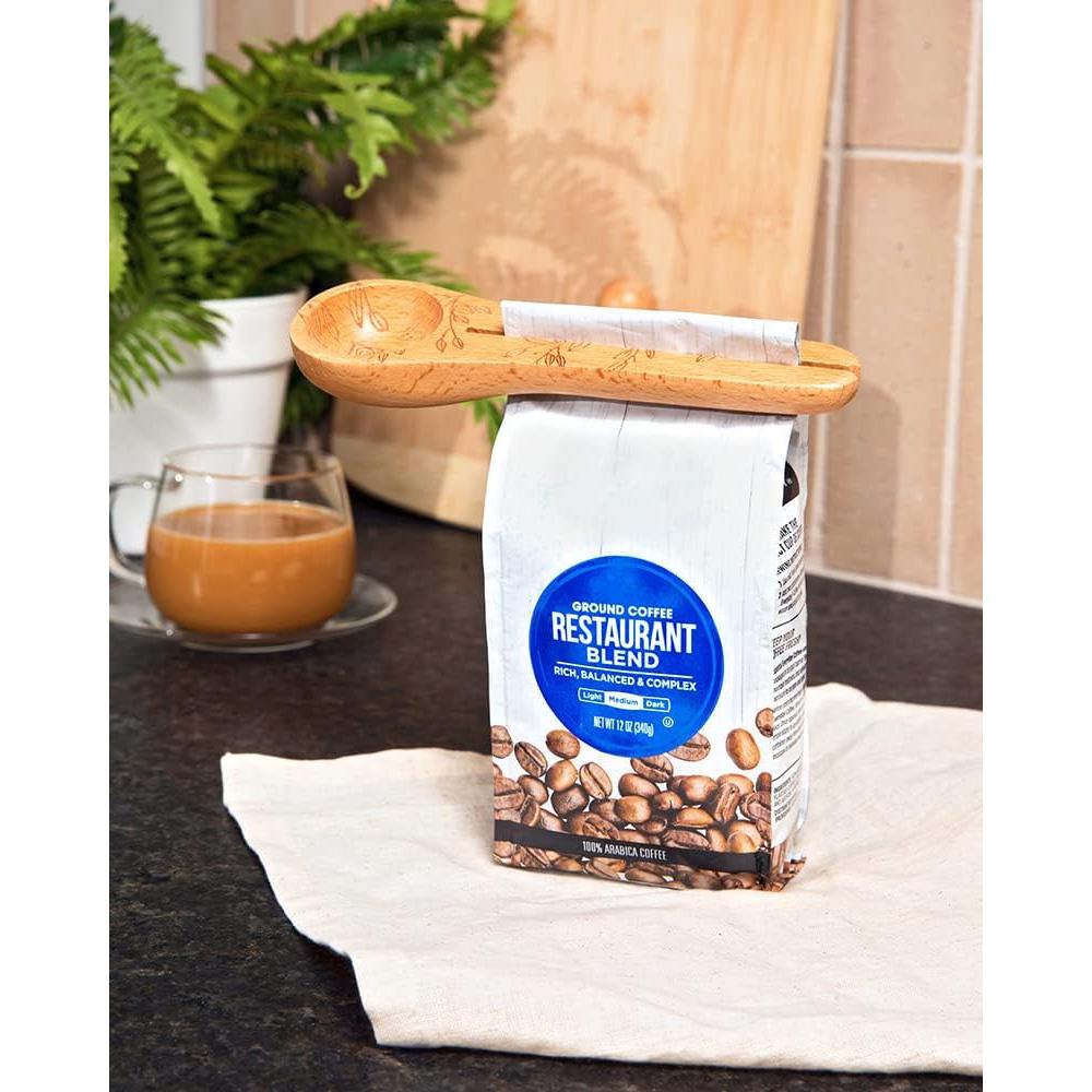 Cuchara de Madera Talisman Designs con Clip 17.8 cm Natural