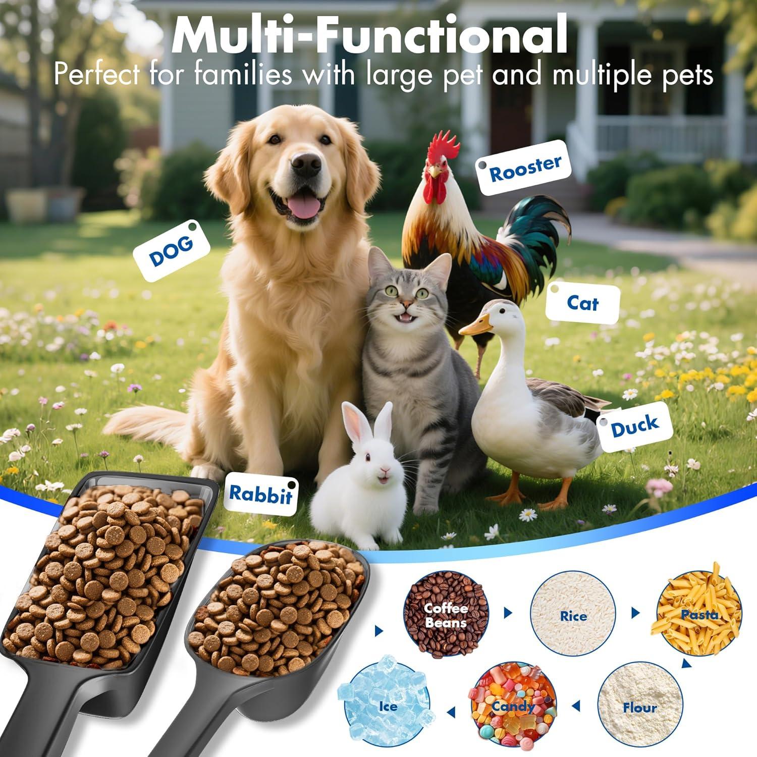 Cucharón de Comida 2 PACK Swesara para Perros y Gatos