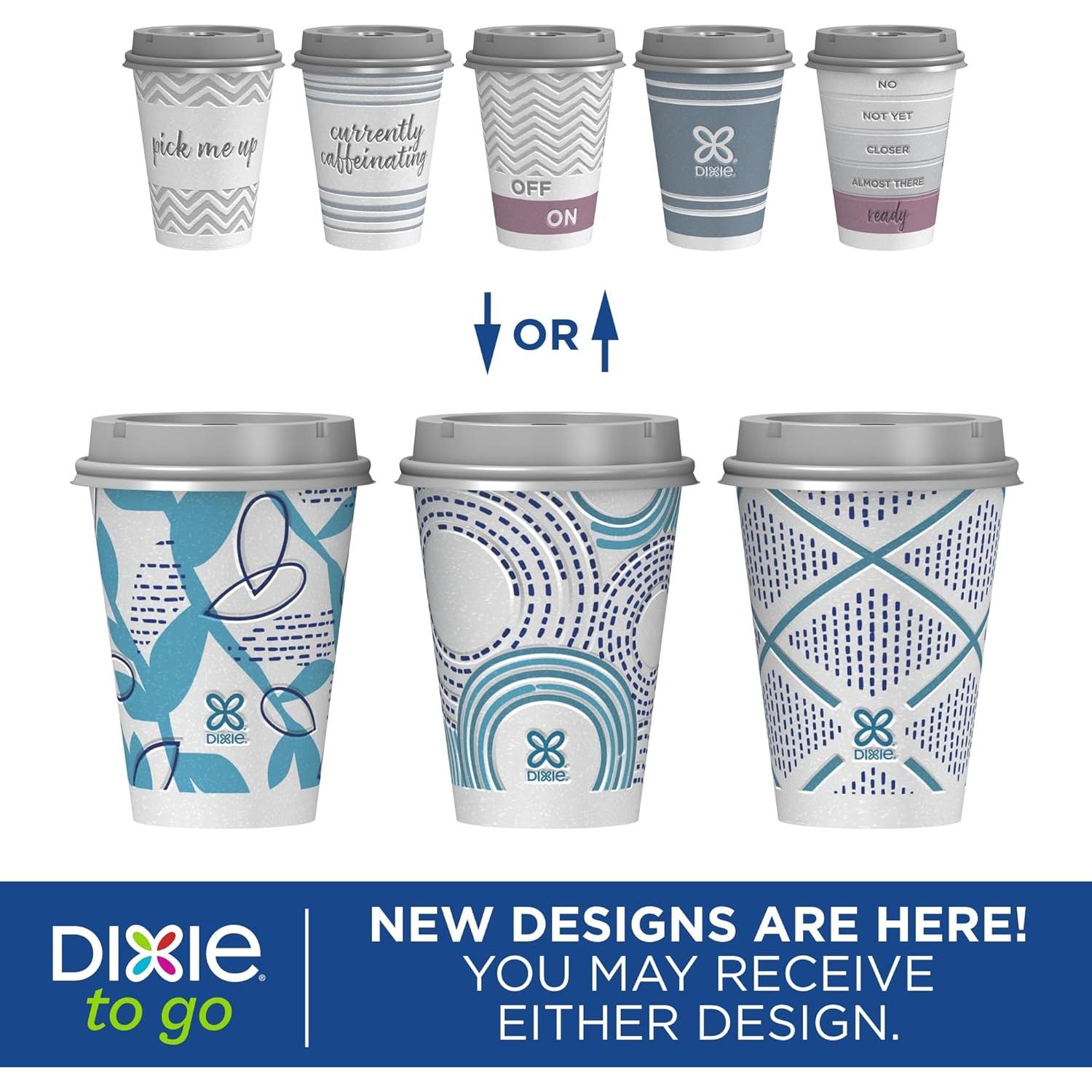 Tazas de papel desechables Dixie To Go 355 ml 14 unidades