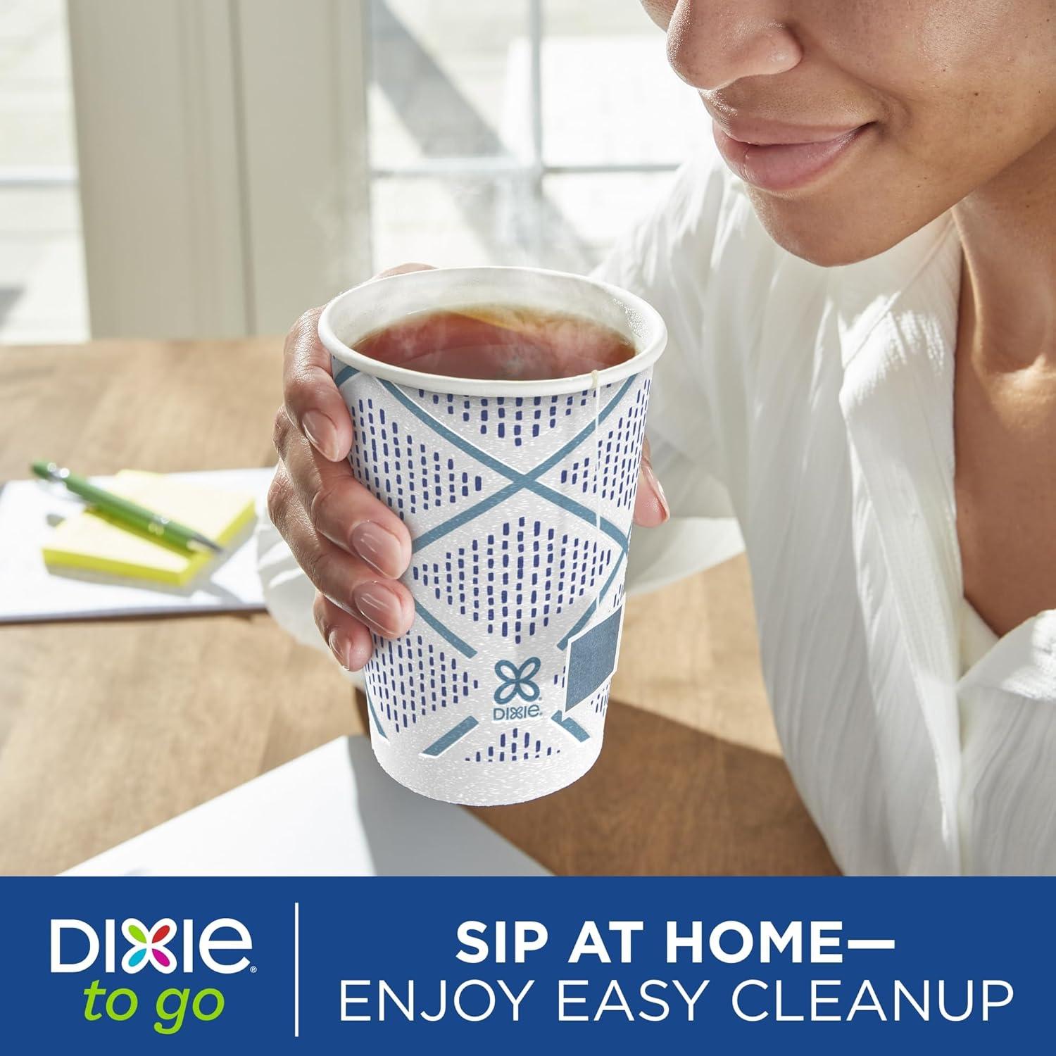 Tazas de papel desechables Dixie To Go 355 ml 14 unidades