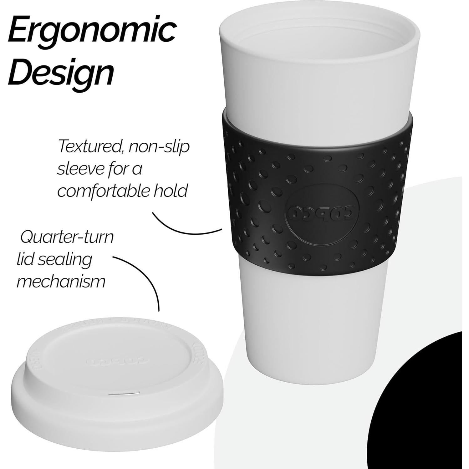 Taza de Viaje Copco Acadia 473ml Negra | Vaso Térmico Doble Pared