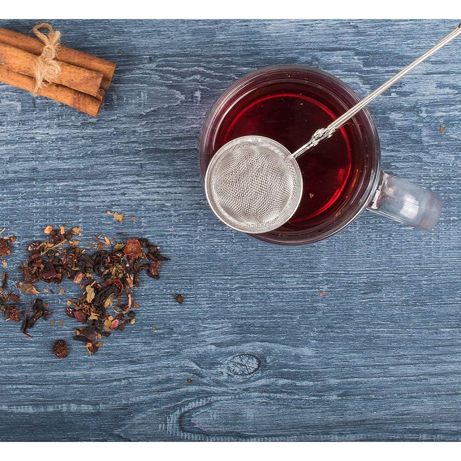 Colador de Té LEVLOVS Snap Ball Acero Inoxidable Paquete de 3