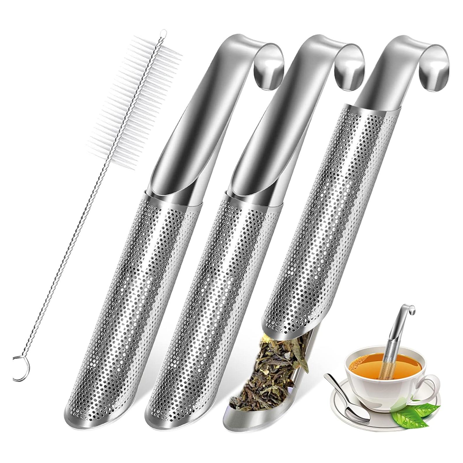 Set de Infusores de Té Serrenf Acero Inoxidable 3 Piezas